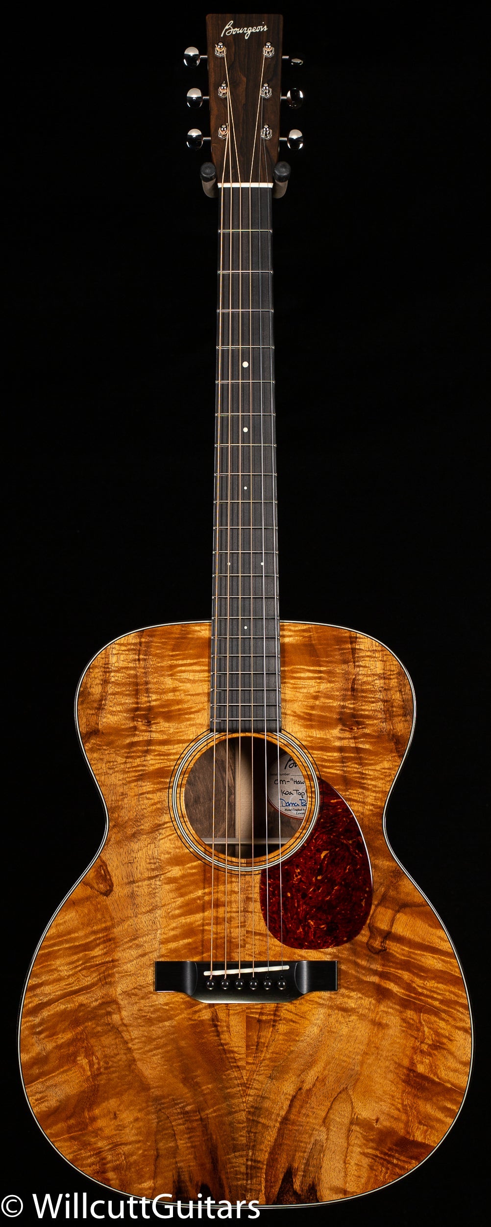 Bourgeois OM Custom Hawaiian Hog Top Koa (851)