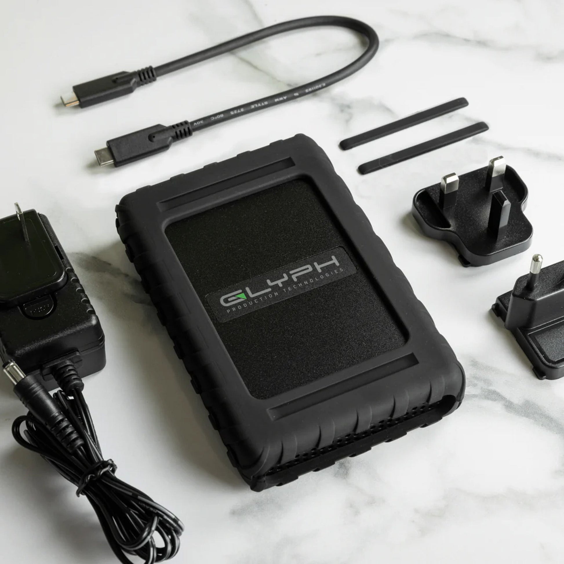 Glyph Blackbox Plus SSD U.2 PRO, USB-C (3.2, Gen2), External Power 30.72TB
