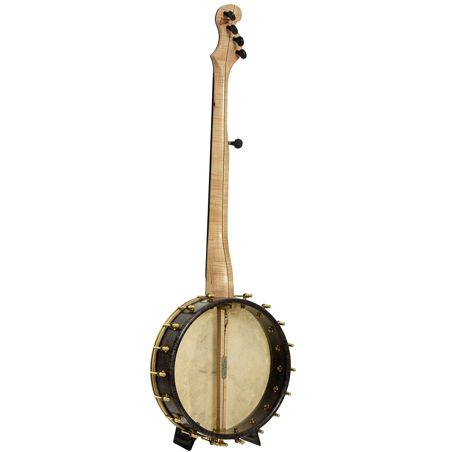 Chuck Lee Hawkins Spring 12in Fretless Openback Banjo, #876