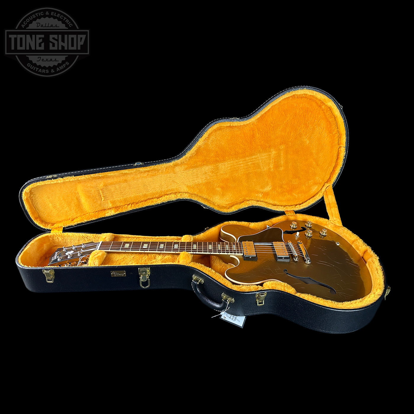 Gibson Custom Dealer Select 1964 ES-335 Double Gold w/Black Stinger Ultra Light Aged w/case 131302