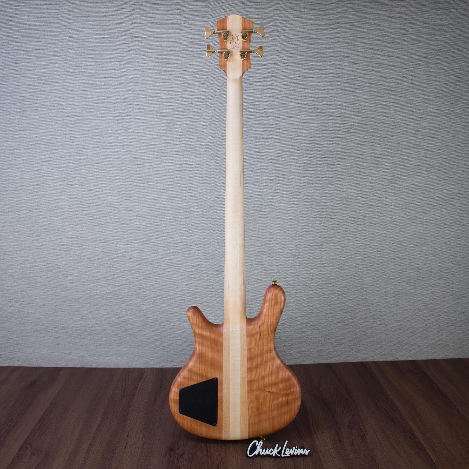Spector USA Limited Edition SB-1 Curly Cherry Electric Bass Guitar - #6