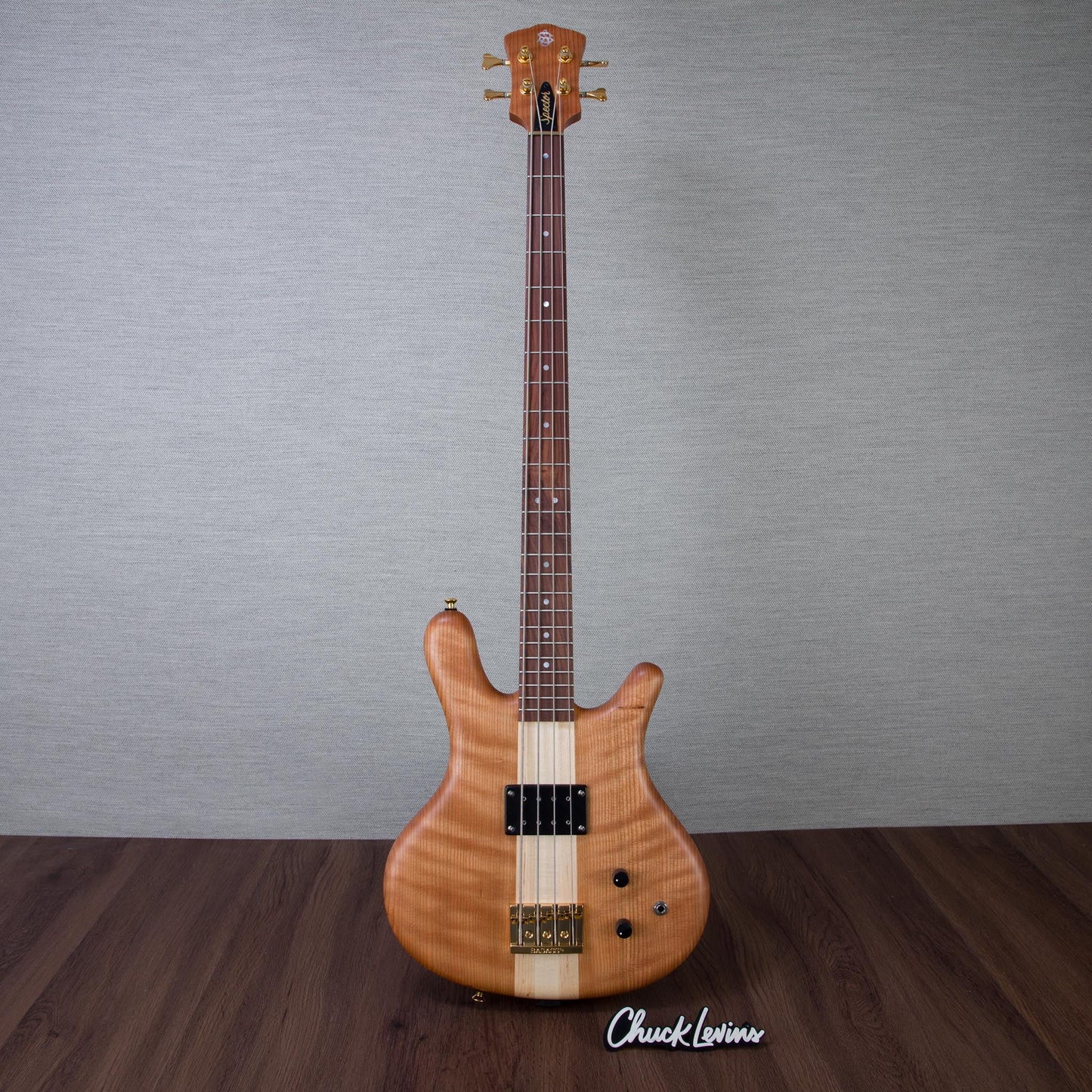 Spector USA Limited Edition SB-1 Curly Cherry Electric Bass Guitar - #6