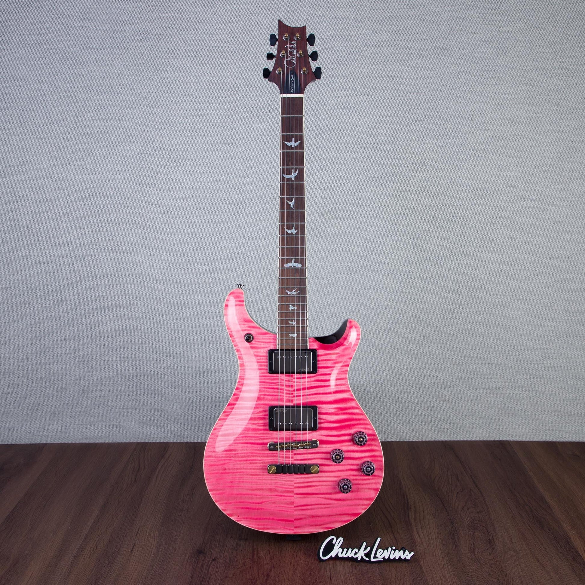 PRS McCarty 594 Electric Guitar - Bonnie Pink With Black Back - #250379536
