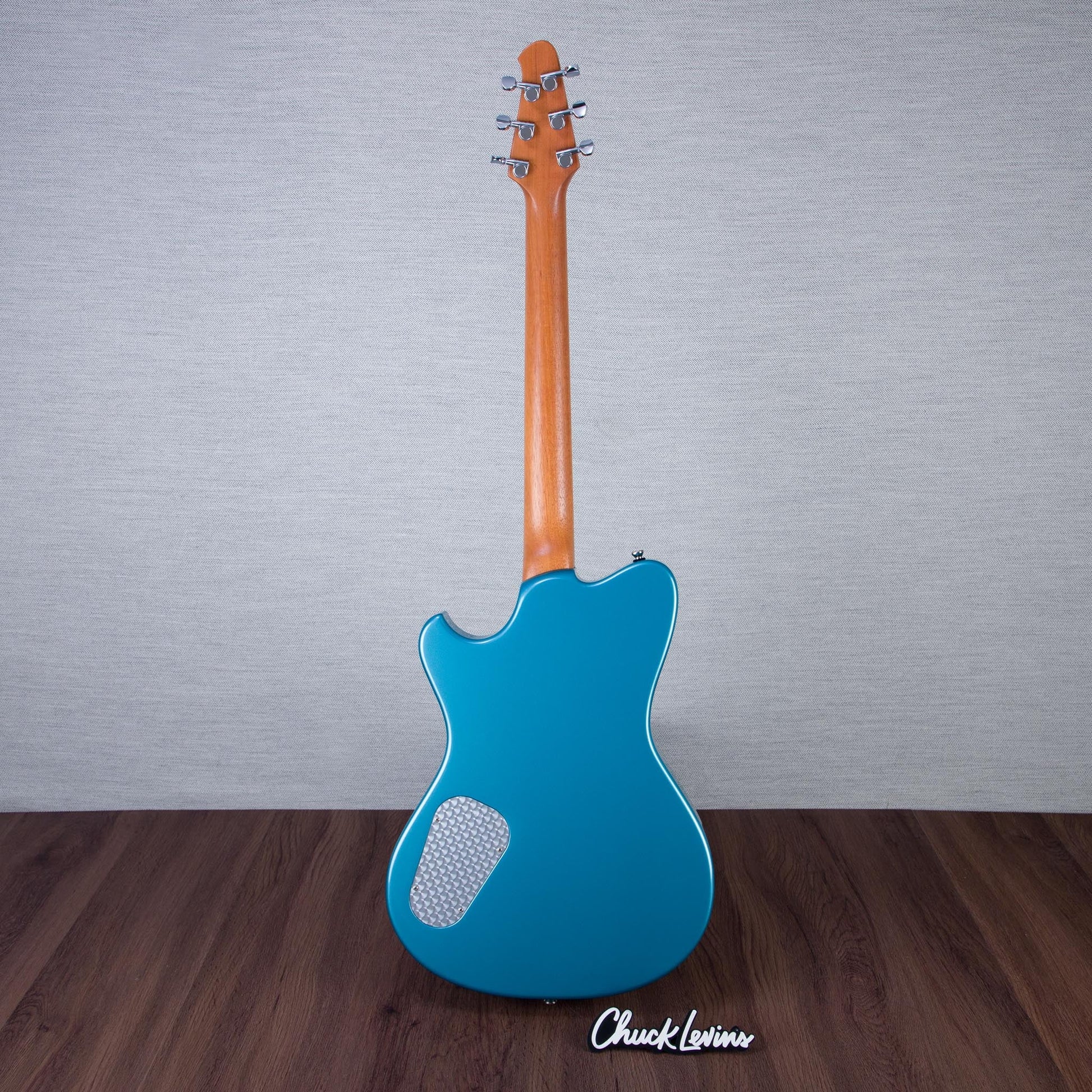 Powers Electric A-Type Electric Guitar - Tourmaline Green Metallic - #B181