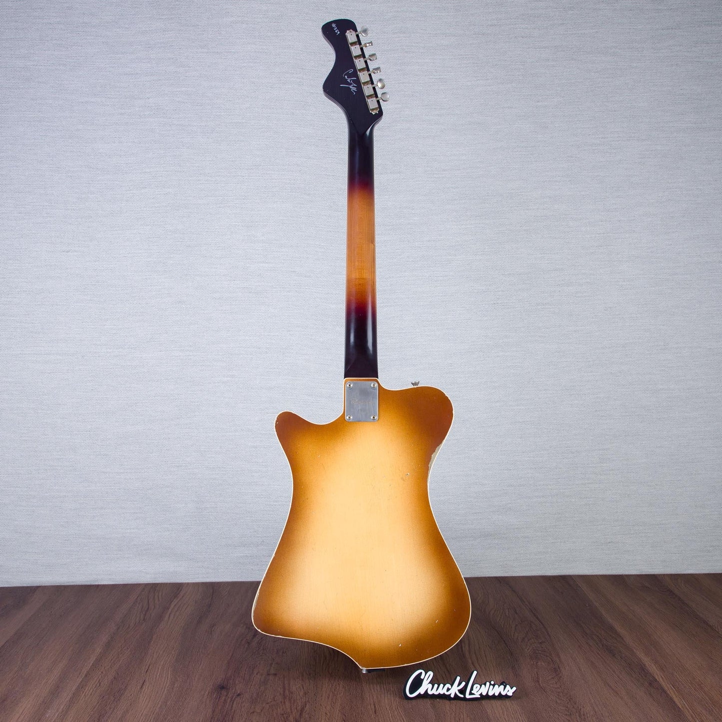 Castedosa The Halcon Baritone Electric Guitar - Aged Burnt Toast Marshmallow - #359