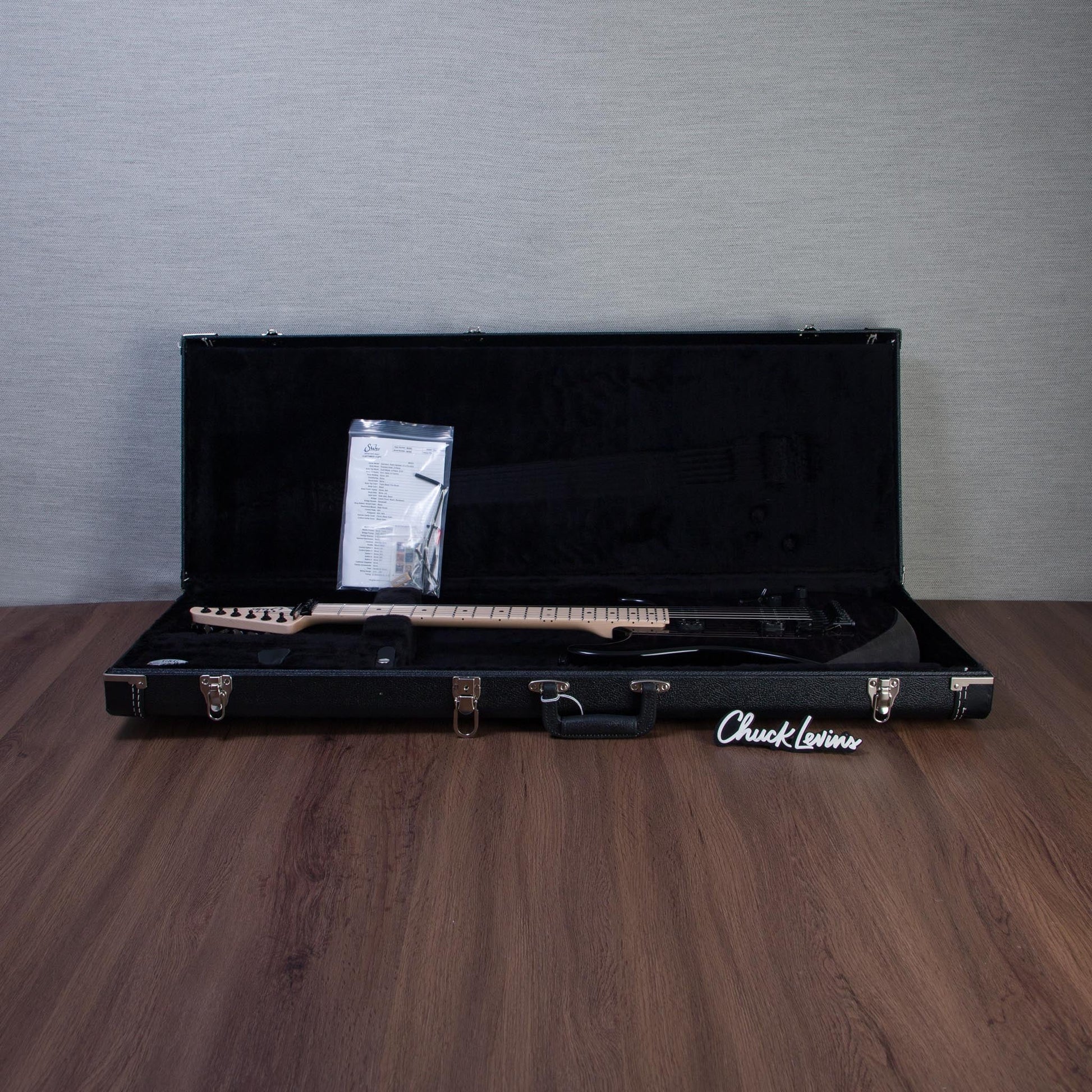 Suhr Limited Edtion Standard Thin Burst Electric Guitar - Trans Black - #89383