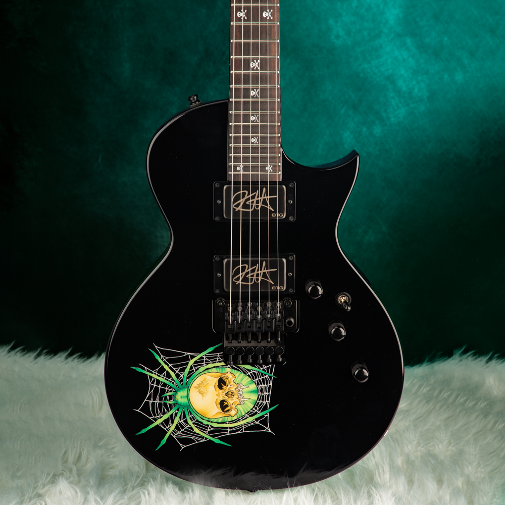 ESP 30th Anniversary KH-3 Spider Electric Guitar - Black With Spider Graphic
