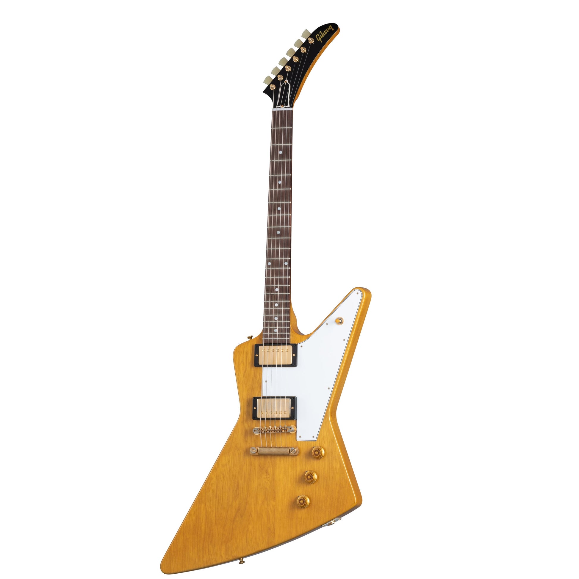 Gibson 1958 Korina Explorer White Pickguard Reissue Electric Guitar - Natural