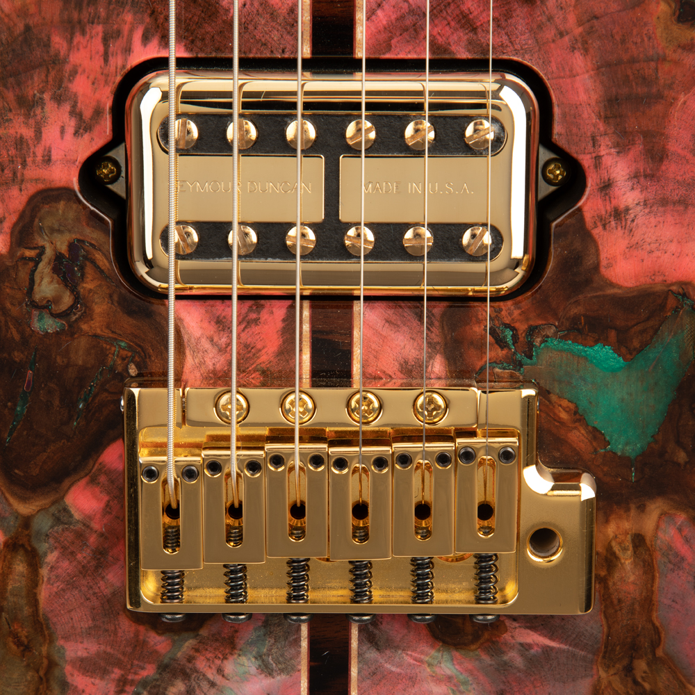 ESP Exhibition Limited Throbber CTM FL Electric Guitar - Natural Amorous Brown