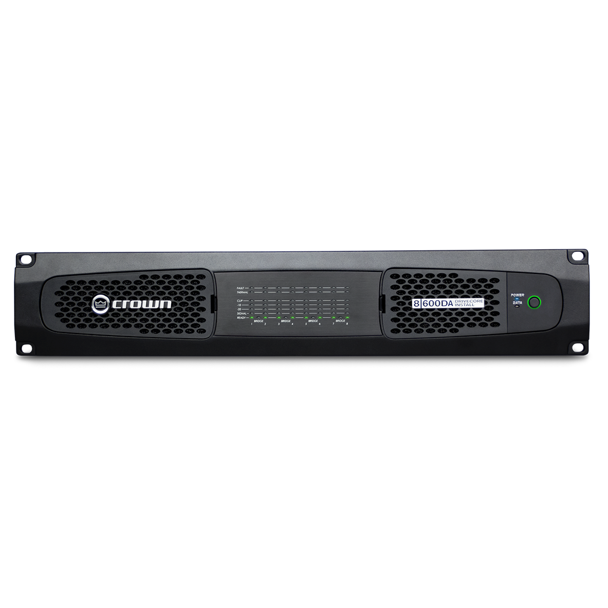 Crown DCI8x600DA 8-channel 600-Watt Power Amplifier with Dante - Mint, Open Box - Used