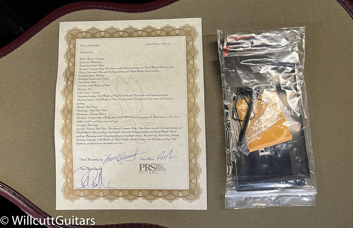 PRS Private Stock 10265 Angelus Koa (701)