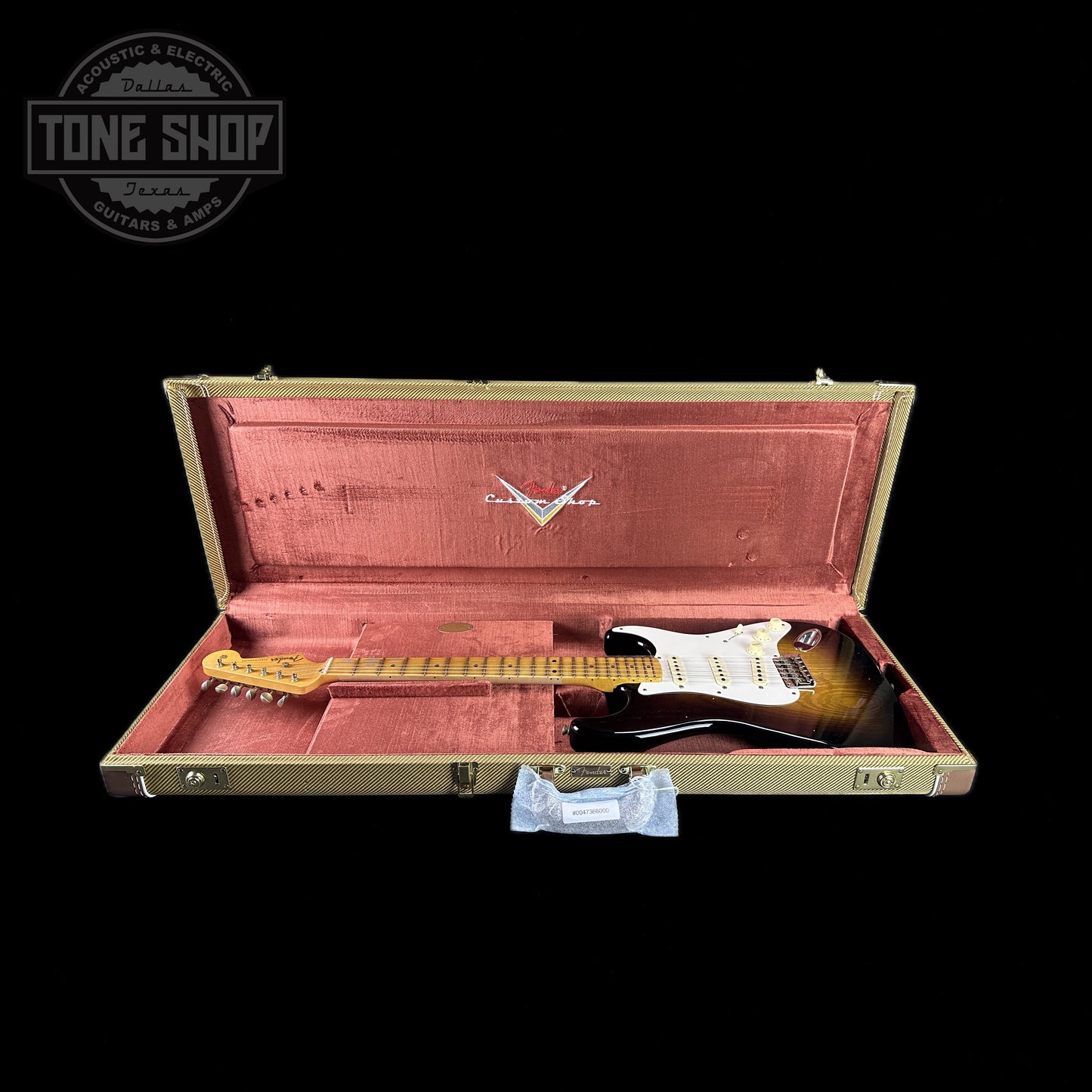 Fender Custom Shop 1956 Stratocaster Journeyman Relic Maple Neck Wide-Fade 2-Color Sunburst w/case CZ577992