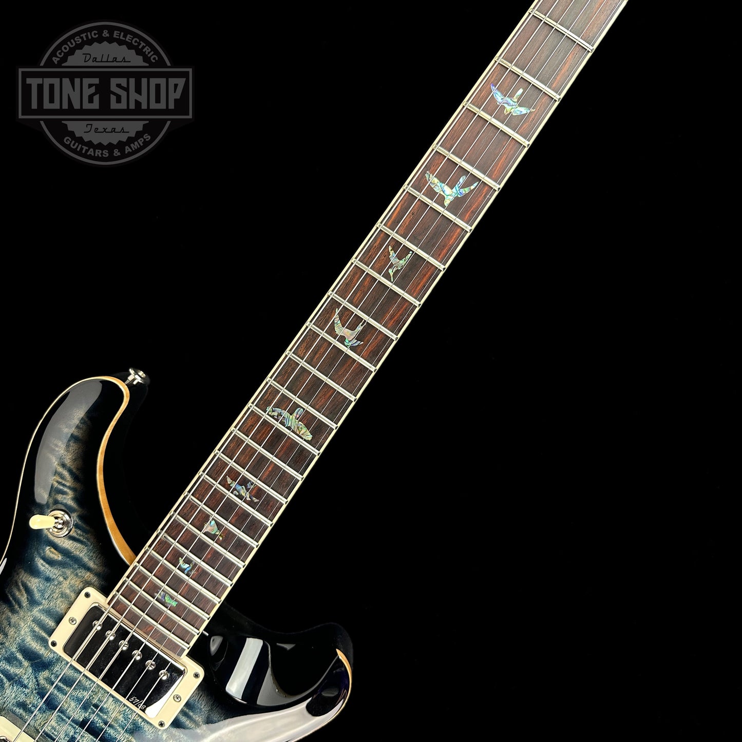 PRS Wood Library McCarty 594 10-top Quilt Faded Whale Blue Smokeburst w/case