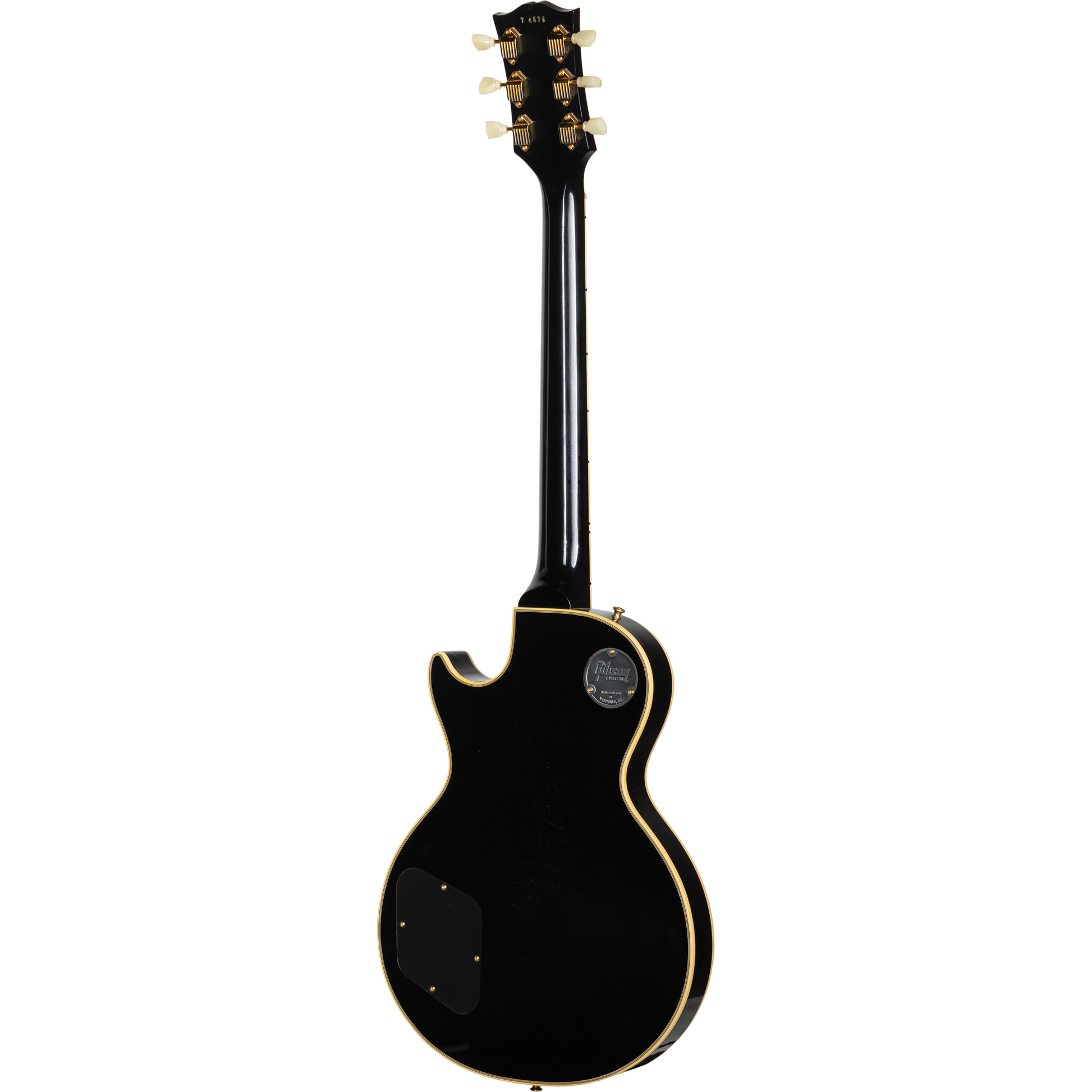 Gibson 1957 Les Paul Custom Reissue 3-Pickup Electric Guitar - VOS Ebony