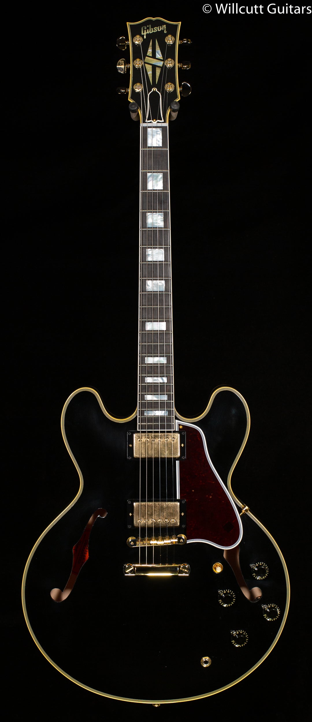Gibson Custom Shop 1959 ES-355 Reissue Stop Bar Murphy Lab Ultra Light Aged Ebony (906)