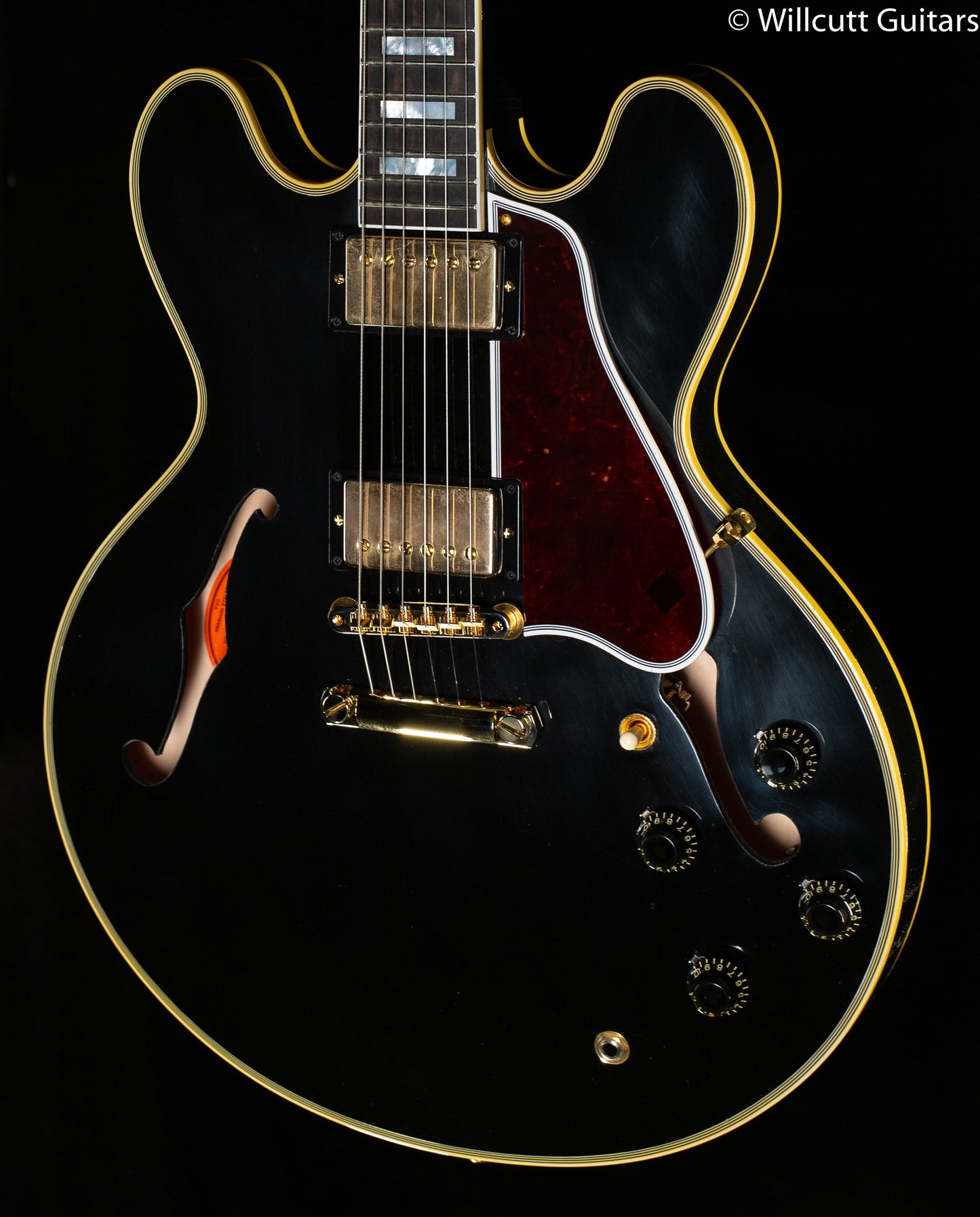 Gibson Custom Shop 1959 ES-355 Reissue Stop Bar Murphy Lab Ultra Light Aged Ebony (906)
