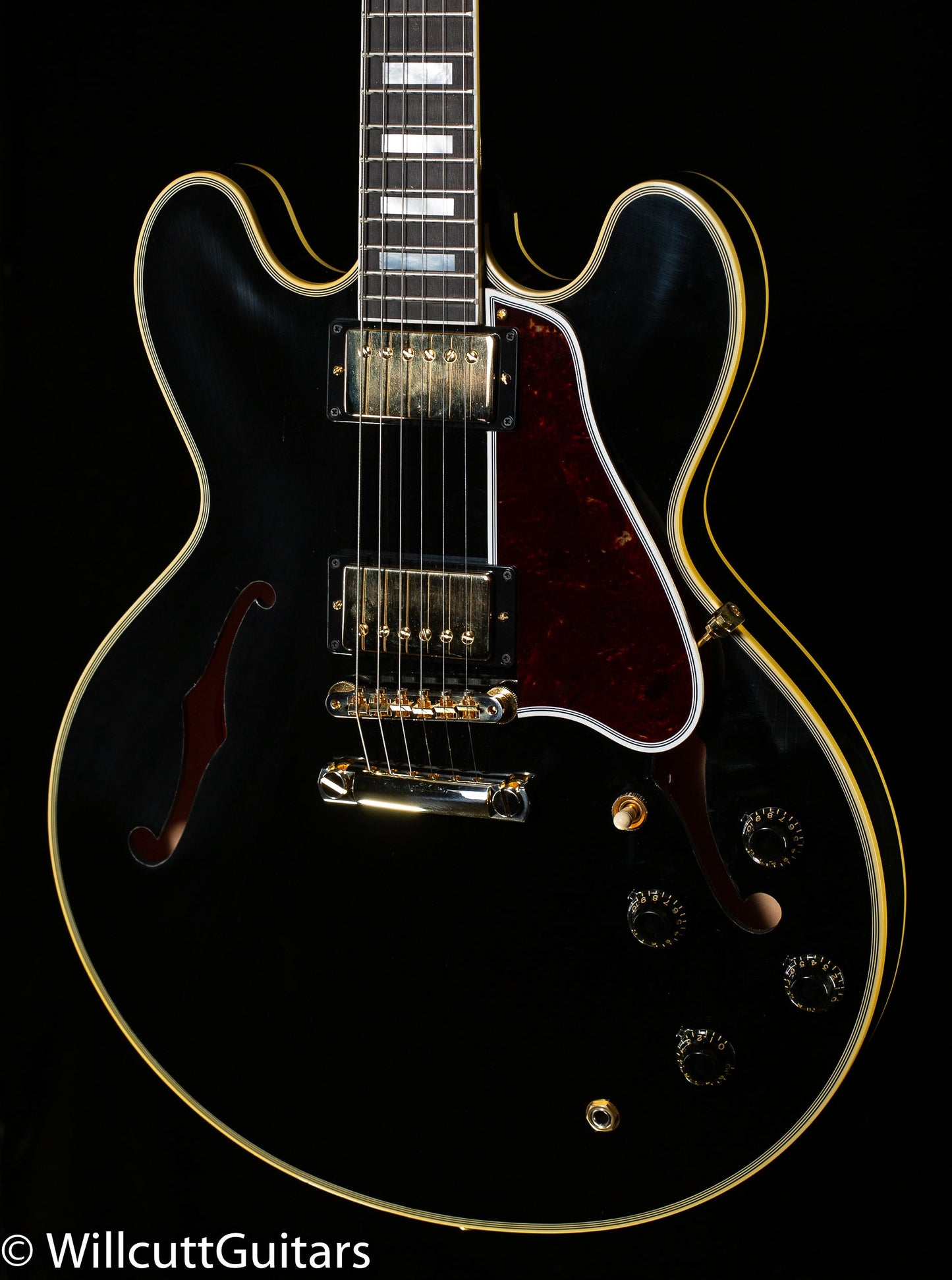 Gibson Custom Shop 1959 ES-355 Reissue Stop Bar Murphy Lab Ultra Light Aged Ebony (037)
