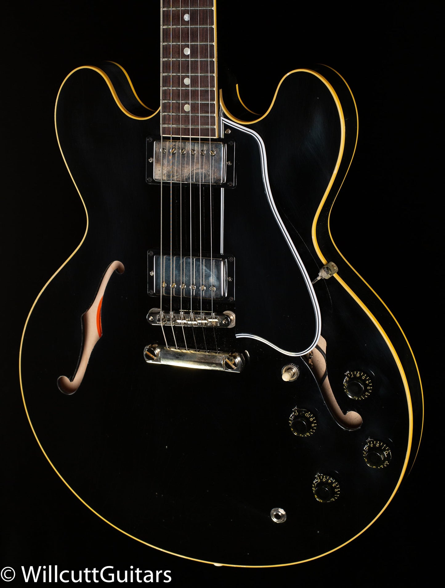 Gibson Custom Shop 1959 ES-335 Reissue Murphy Lab Ultra Light Aged Ebony (168)