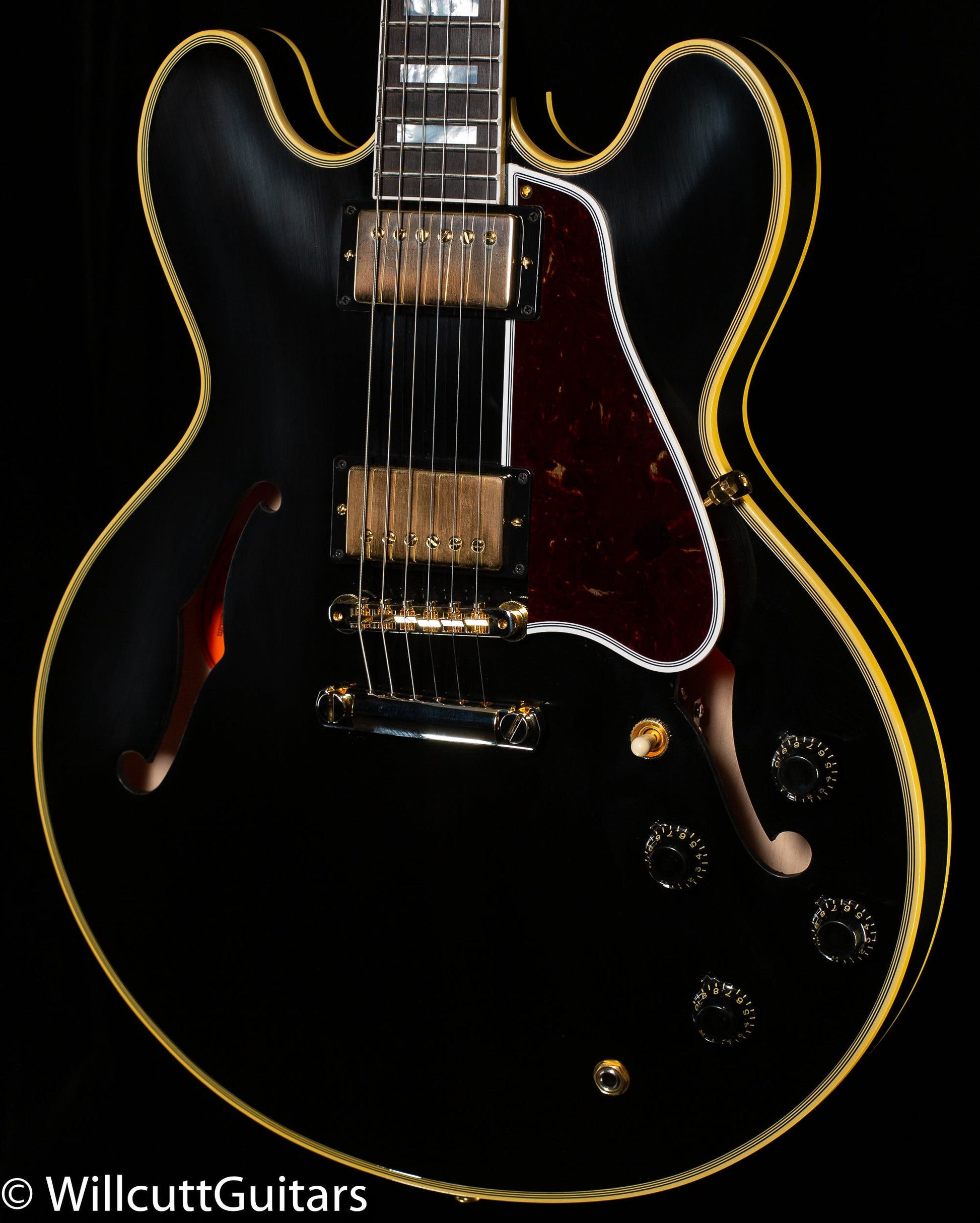 Gibson Custom Shop 1959 ES-355 Reissue Stop Bar VOS Ebony (535)