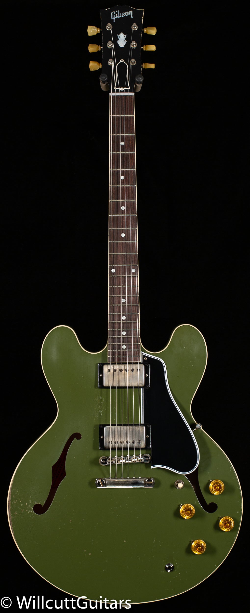 Gibson Custom Shop 1959 ES-335 Reissue Murphy Lab Heavy Aged Olive Drab (569)