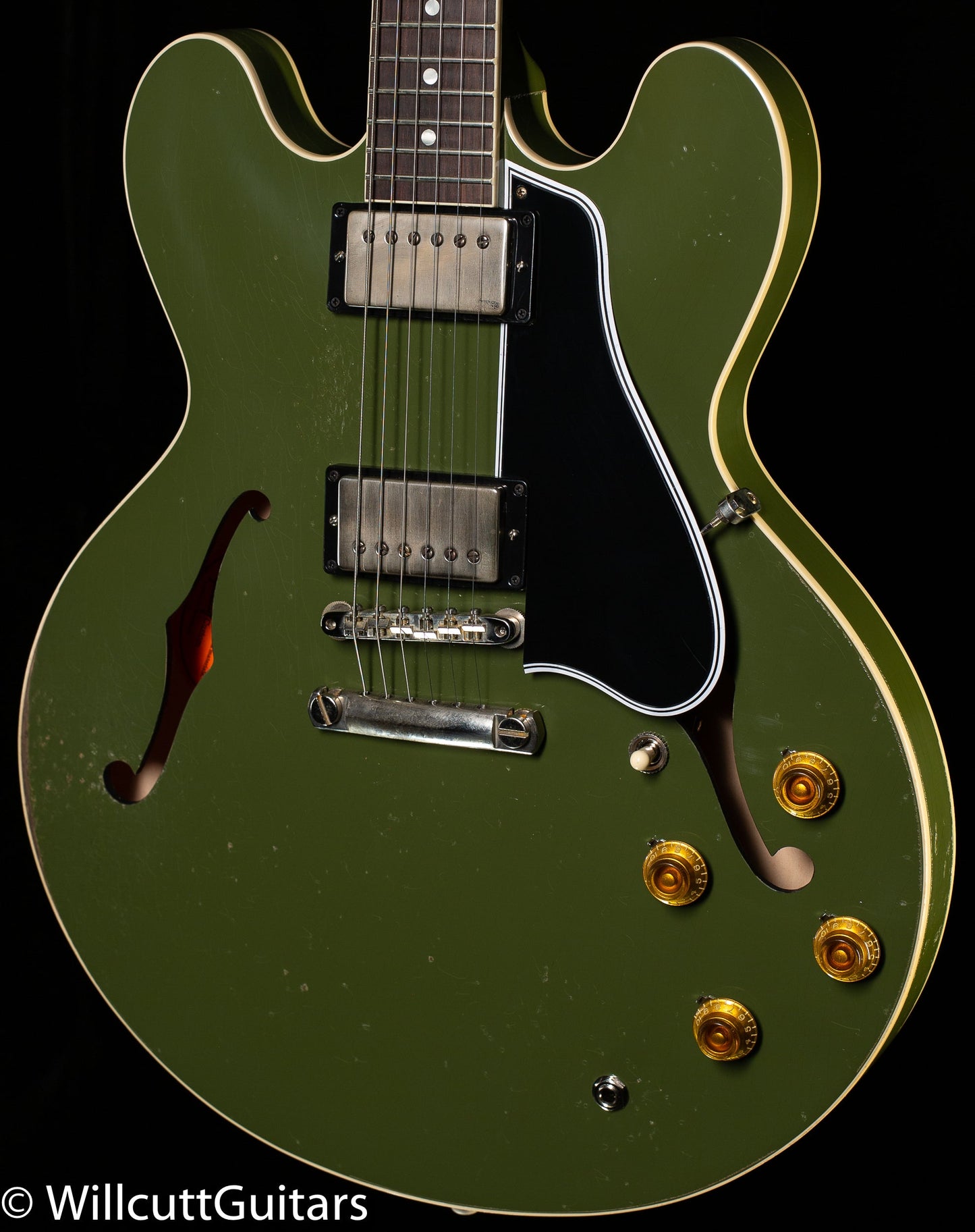 Gibson Custom Shop 1959 ES-335 Reissue Murphy Lab Heavy Aged Olive Drab (569)