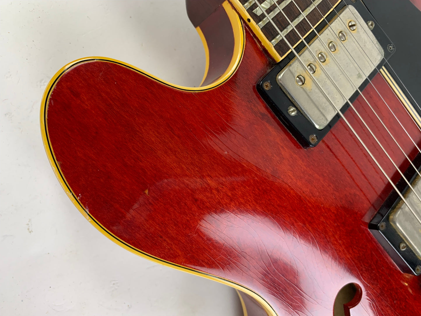 1968 Gibson ES-345 TDC Cherry Red Vintage Guitar w Original Hard Case PAT # Humbuckers 1960s