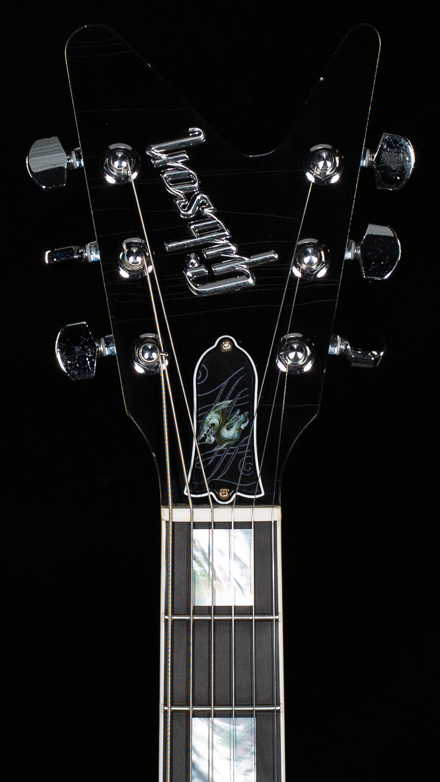 Gibson Custom Shop Adam Jones Flying V Custom Reverse Antique Murphy Lab Aged Silverburst (J47)