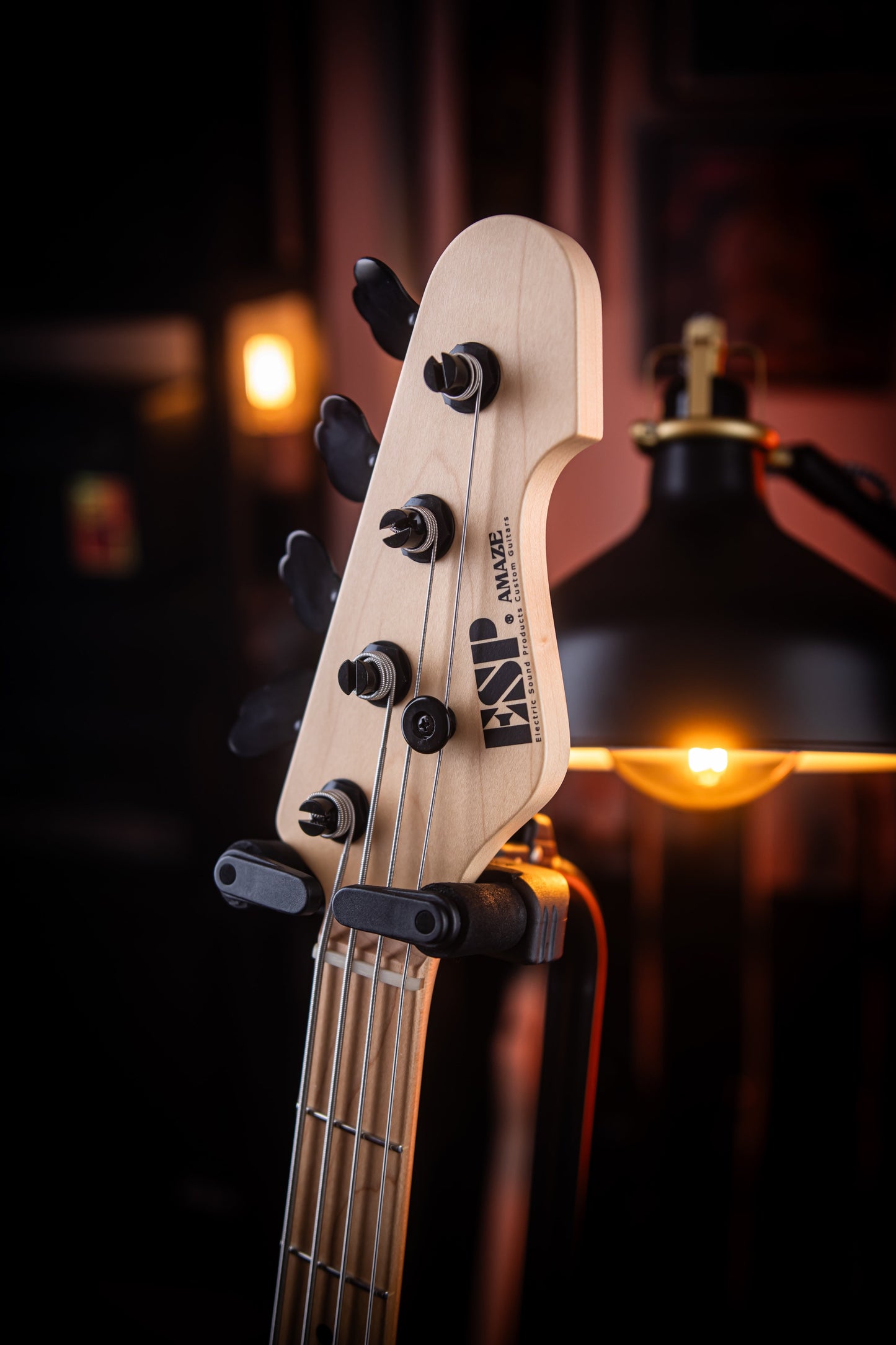 ESP Custom Shop Amaze Bass, Arancia Atlas