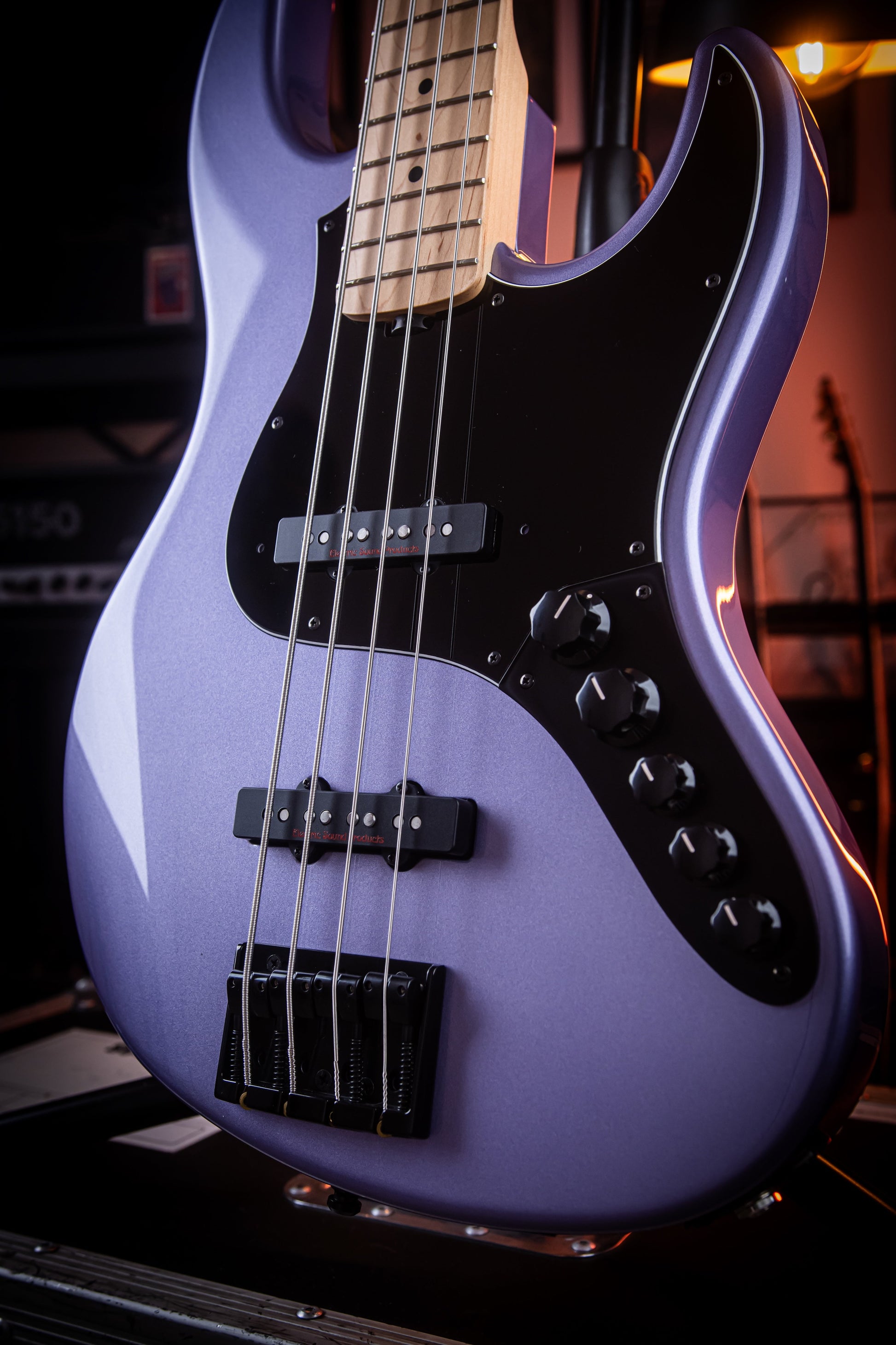 ESP Custom Shop Amaze Bass, Metallic Purple