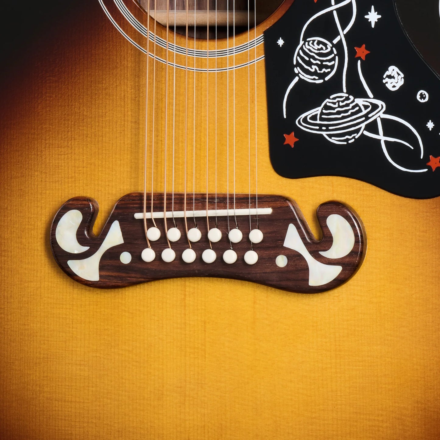 Gibson Custom Brian May SJ-200 12-String, Vintage Sunburst