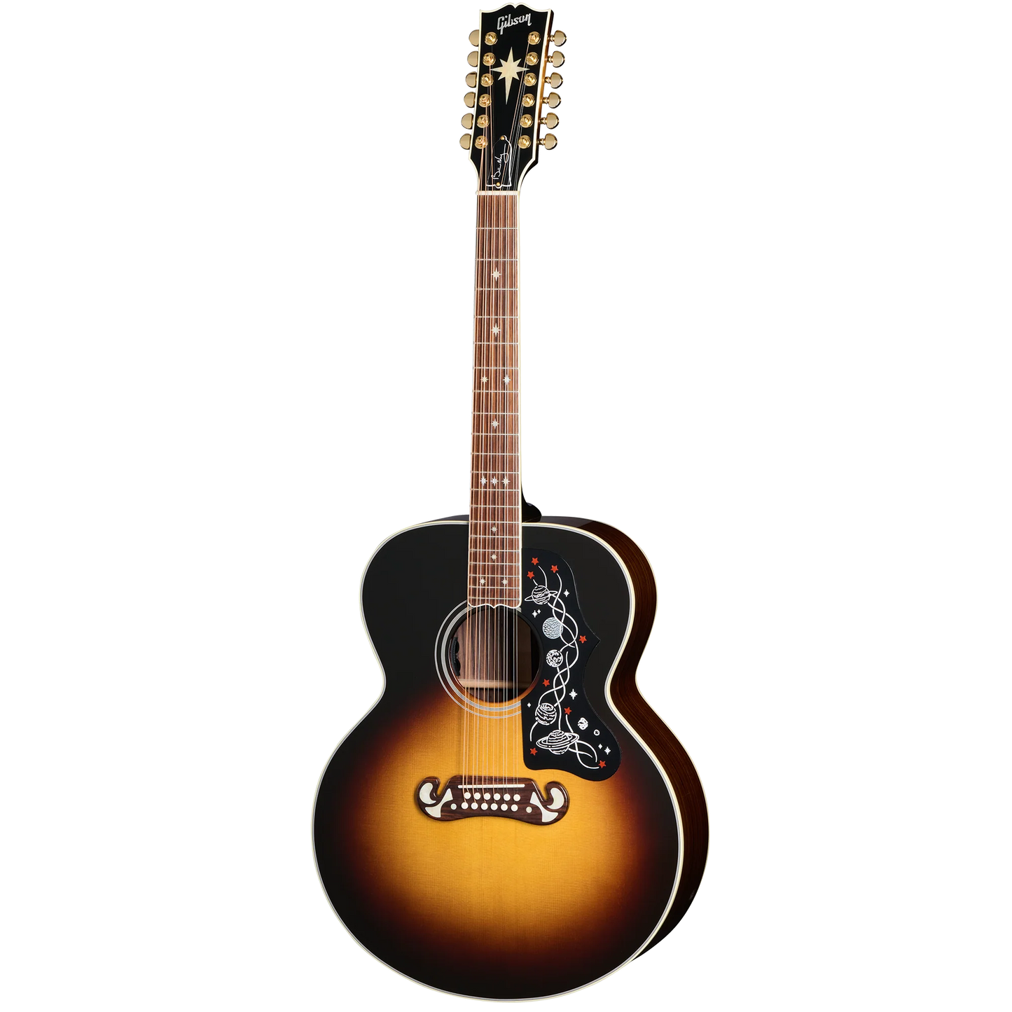 Gibson Custom Brian May SJ-200 12-String, Vintage Sunburst