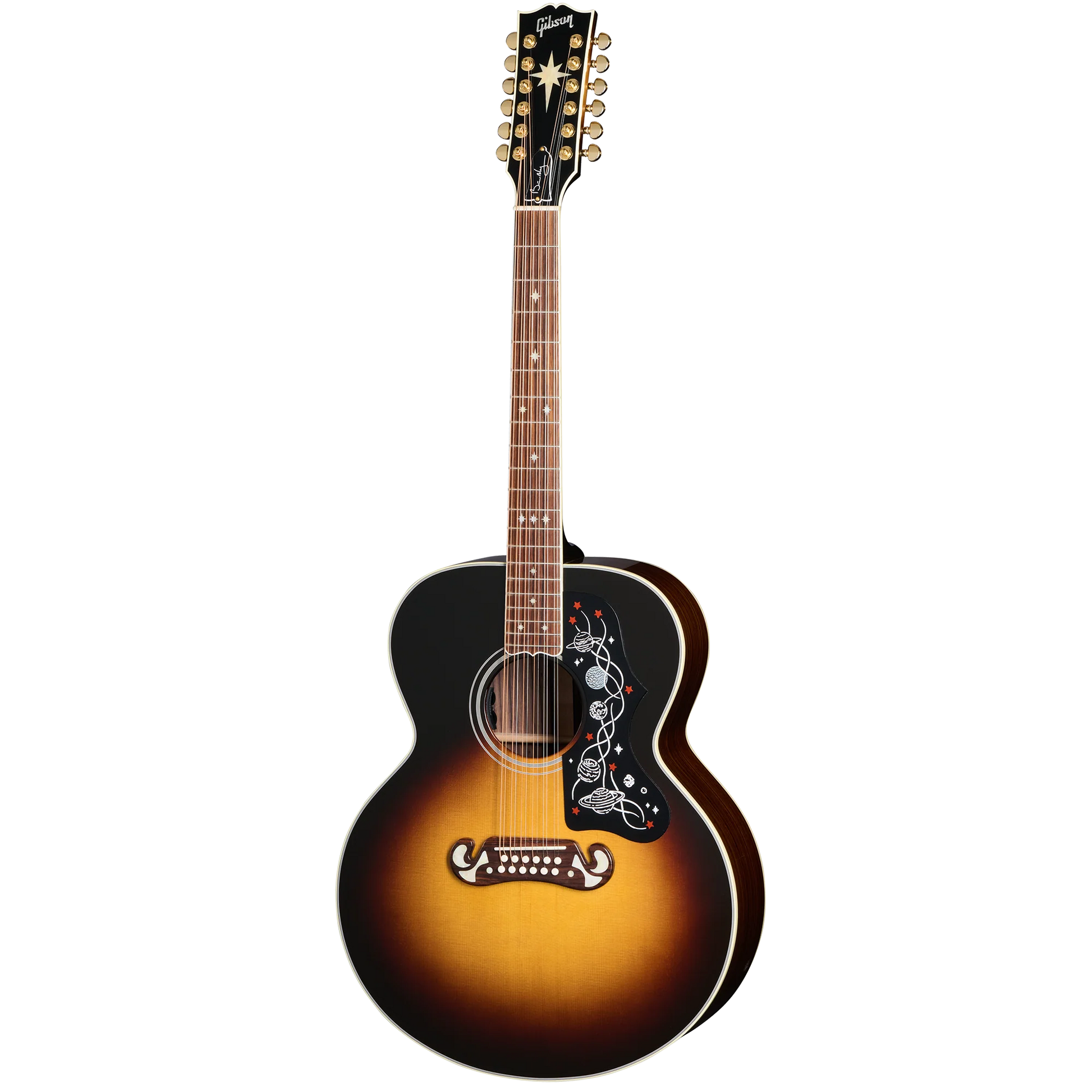Gibson Custom Brian May SJ-200 12-String, Vintage Sunburst