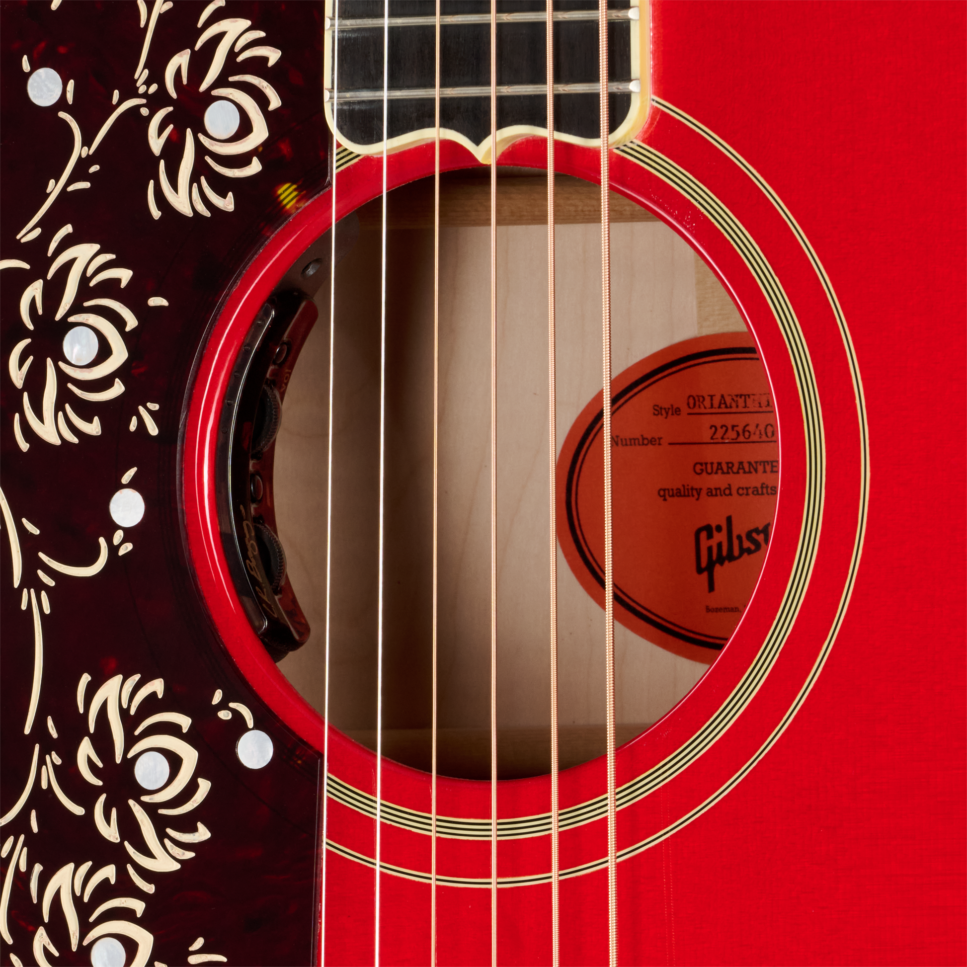 Gibson Custom Orianthi SJ-200, Left-Handed, Cherry