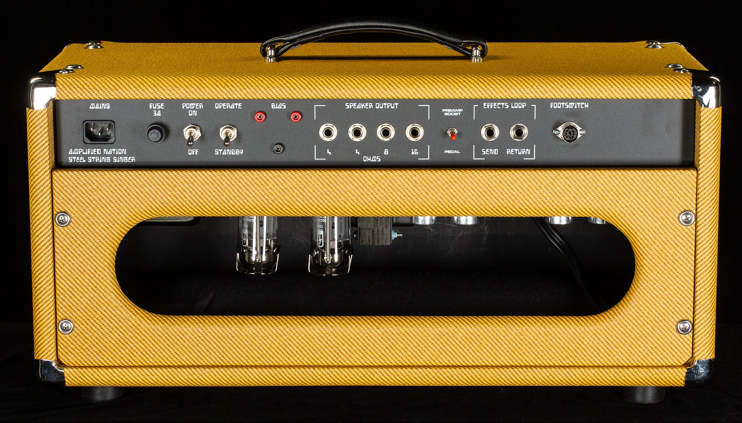 Amplified Nation Steel String Singer 50W Head Tweed