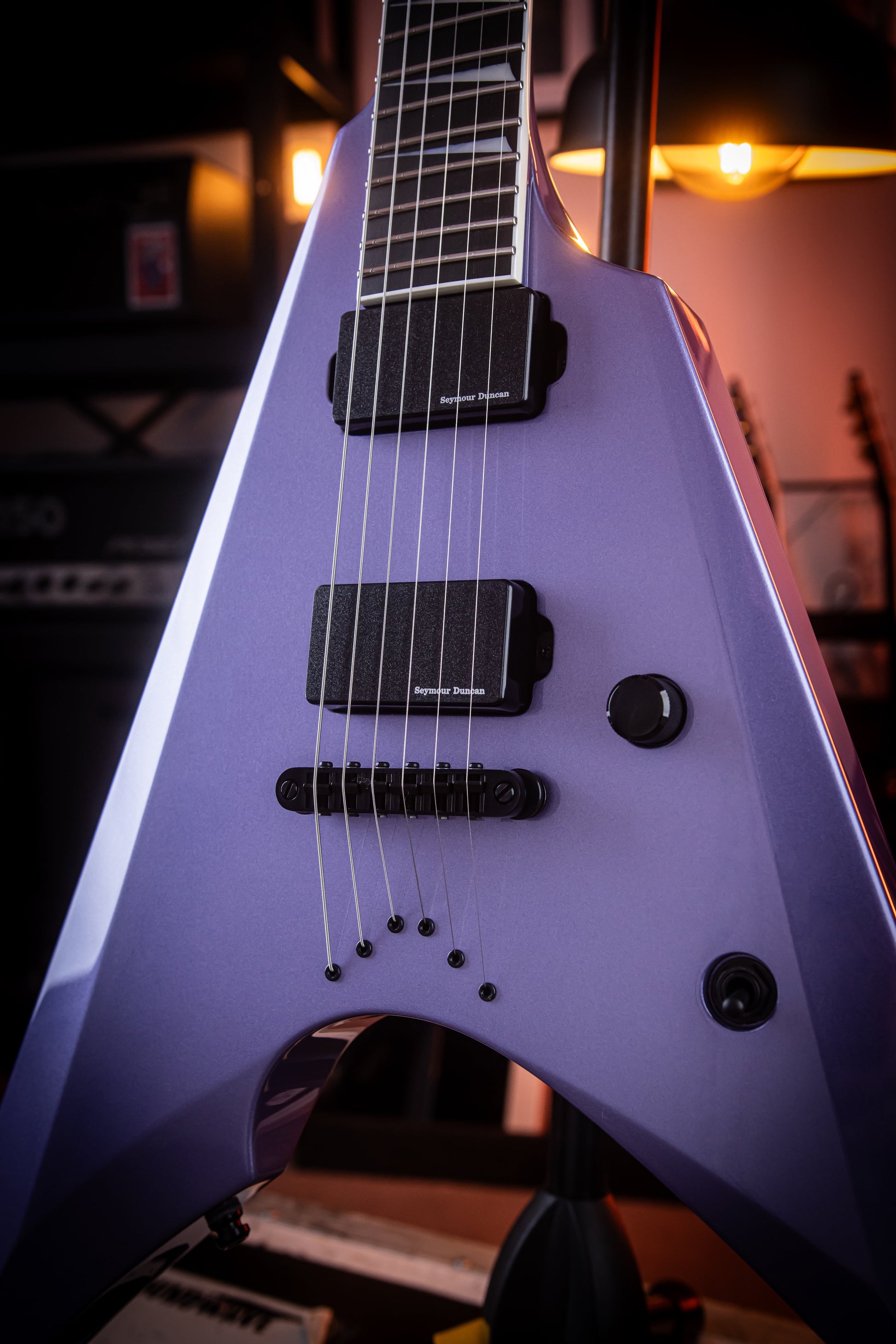 ESP Custom Shop Arrow NT, Metallic Purple