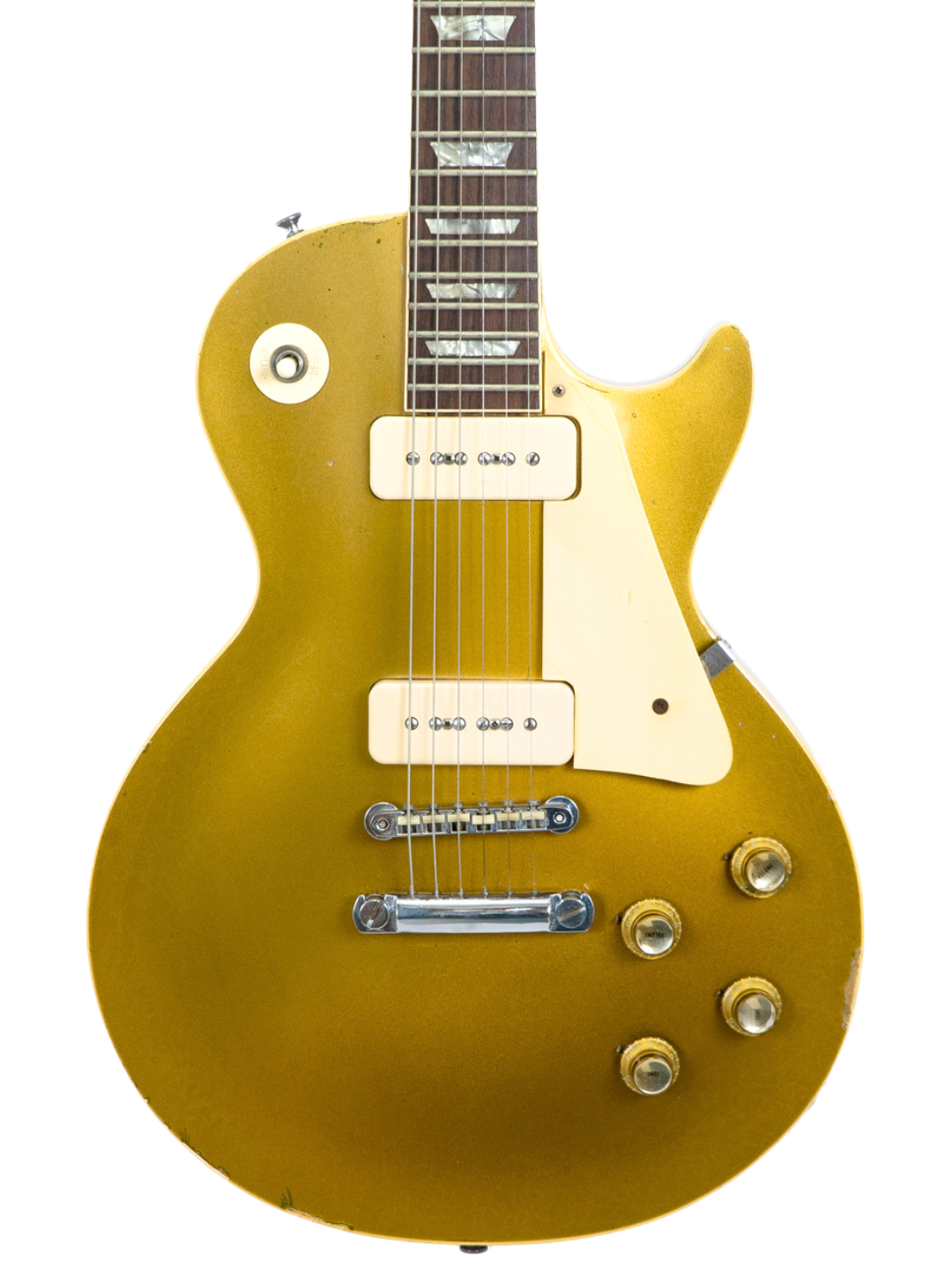 SOLD - Vintage Gibson Les Paul Standard Goldtop Narrow Headstock – USA 1968