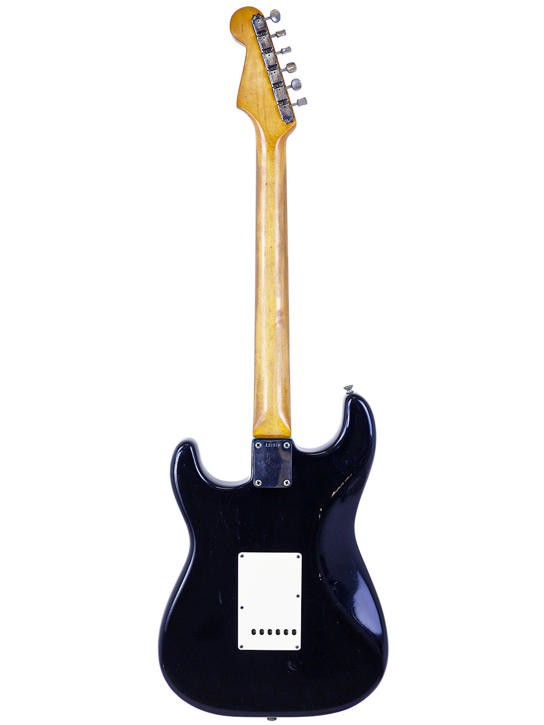 SOLD - Fender L-Series Stratocaster Black Factory Refin - USA 1963