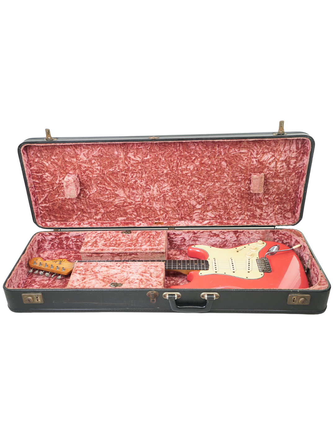 SOLD - Fender Stratocaster Fiesta Red ex Phil Emmanuel - USA 1963