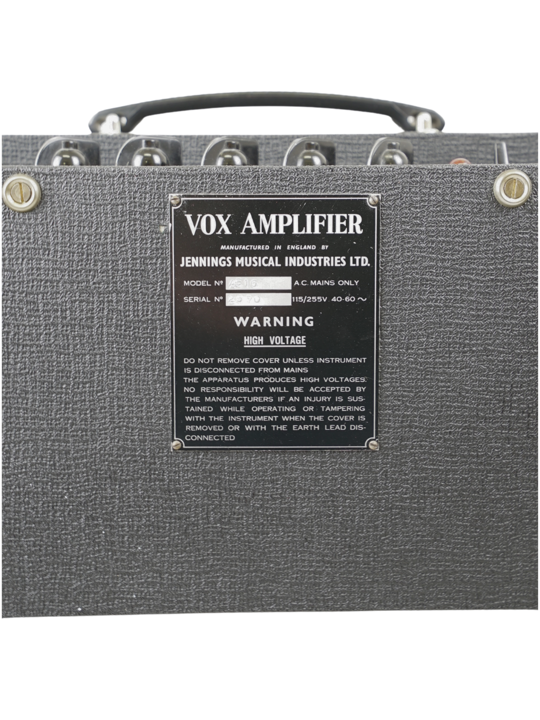 SOLD - Vintage Vox AC10 Twin - UK 1964