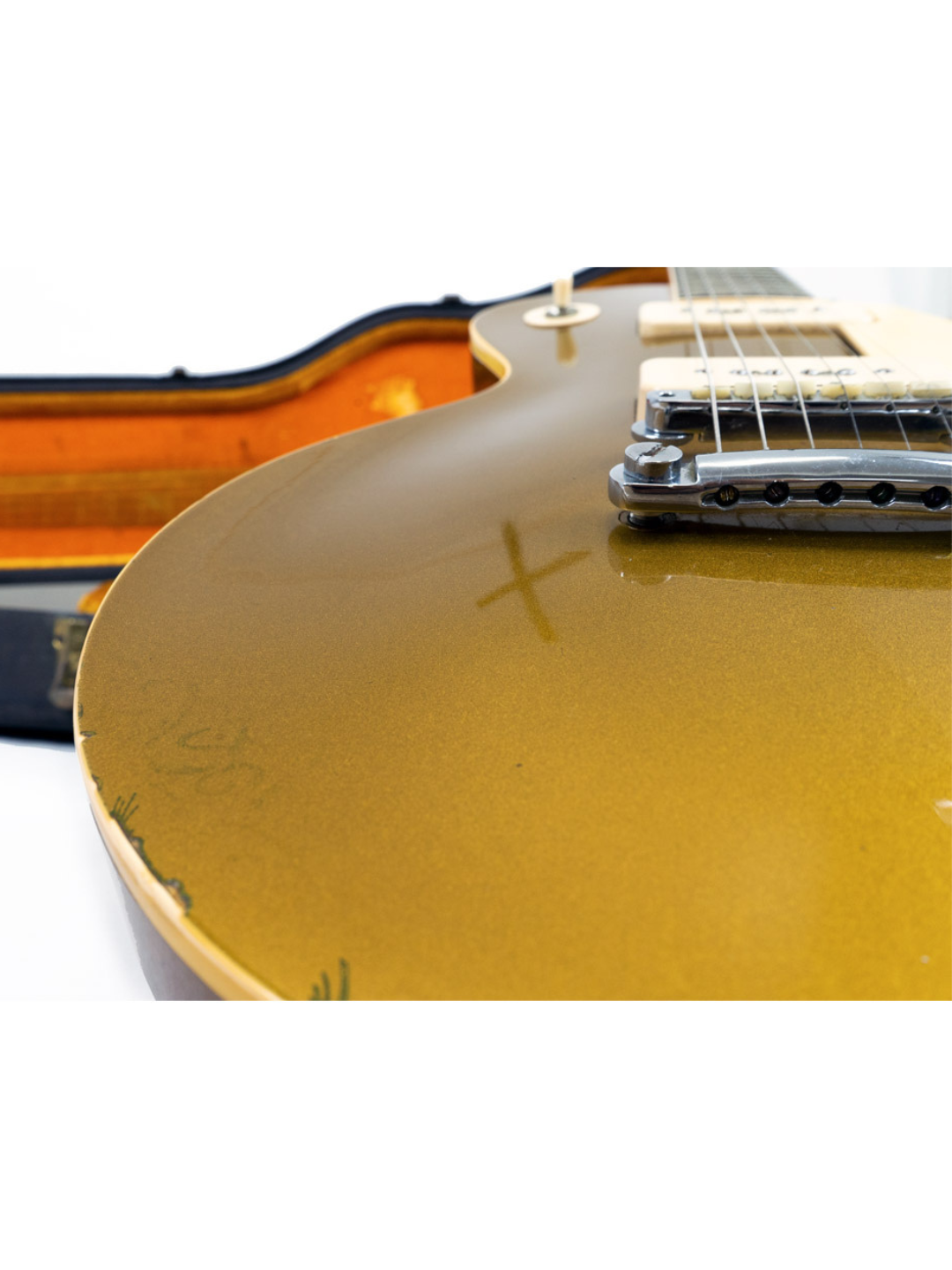 SOLD - Vintage Gibson Les Paul Standard Goldtop Narrow Headstock – USA 1968