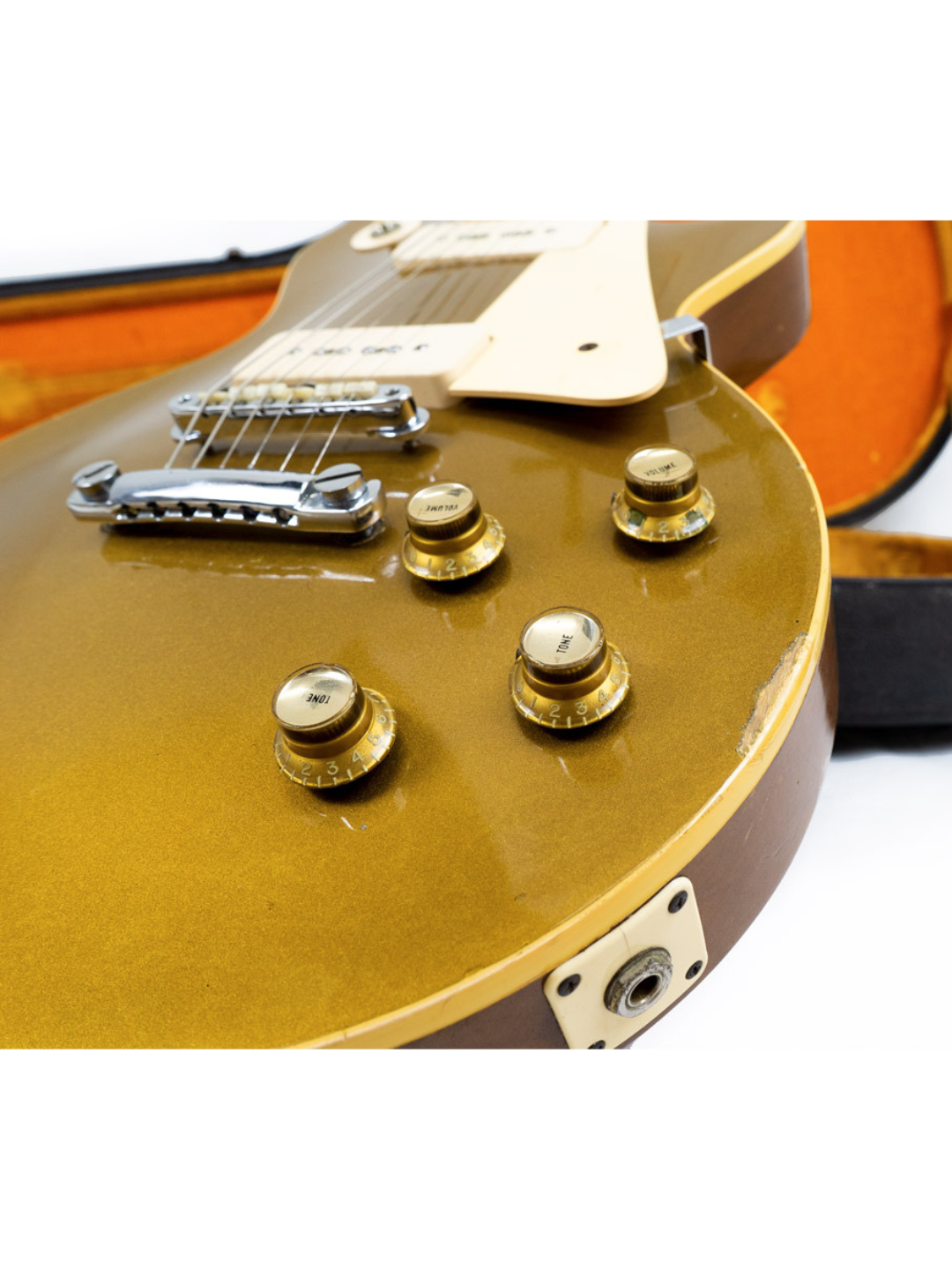 SOLD - Vintage Gibson Les Paul Standard Goldtop Narrow Headstock – USA 1968