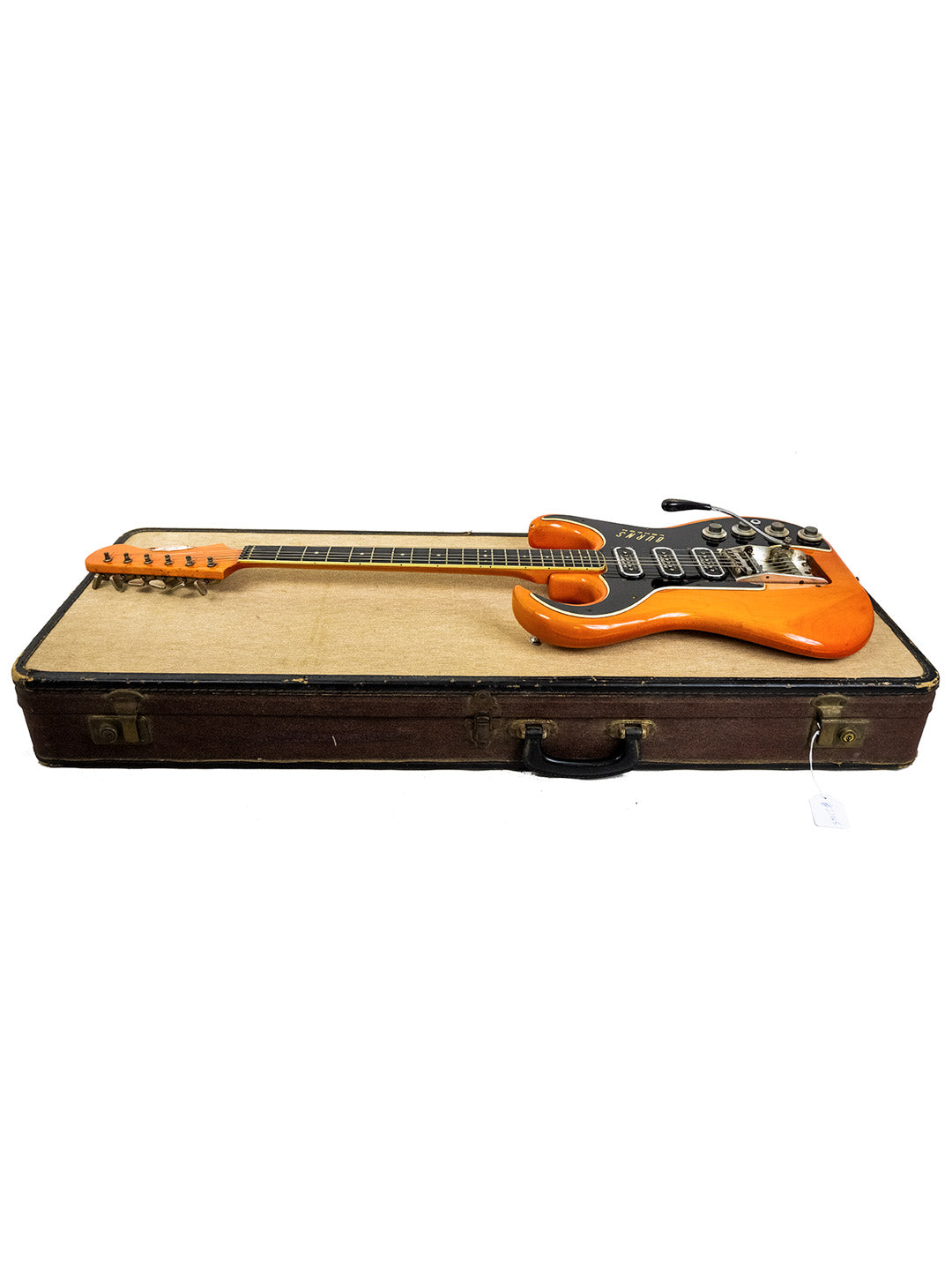 Vintage Burns Black Bison – Transparent Red - UK 1964