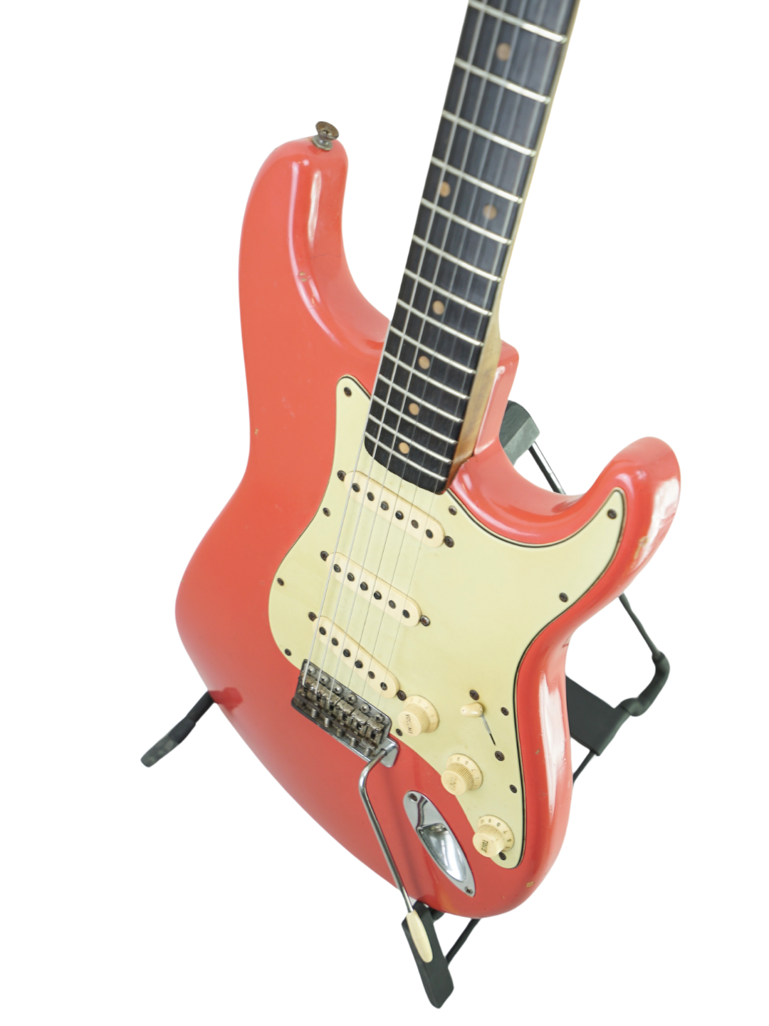 SOLD - Fender Stratocaster Fiesta Red ex Phil Emmanuel - USA 1963