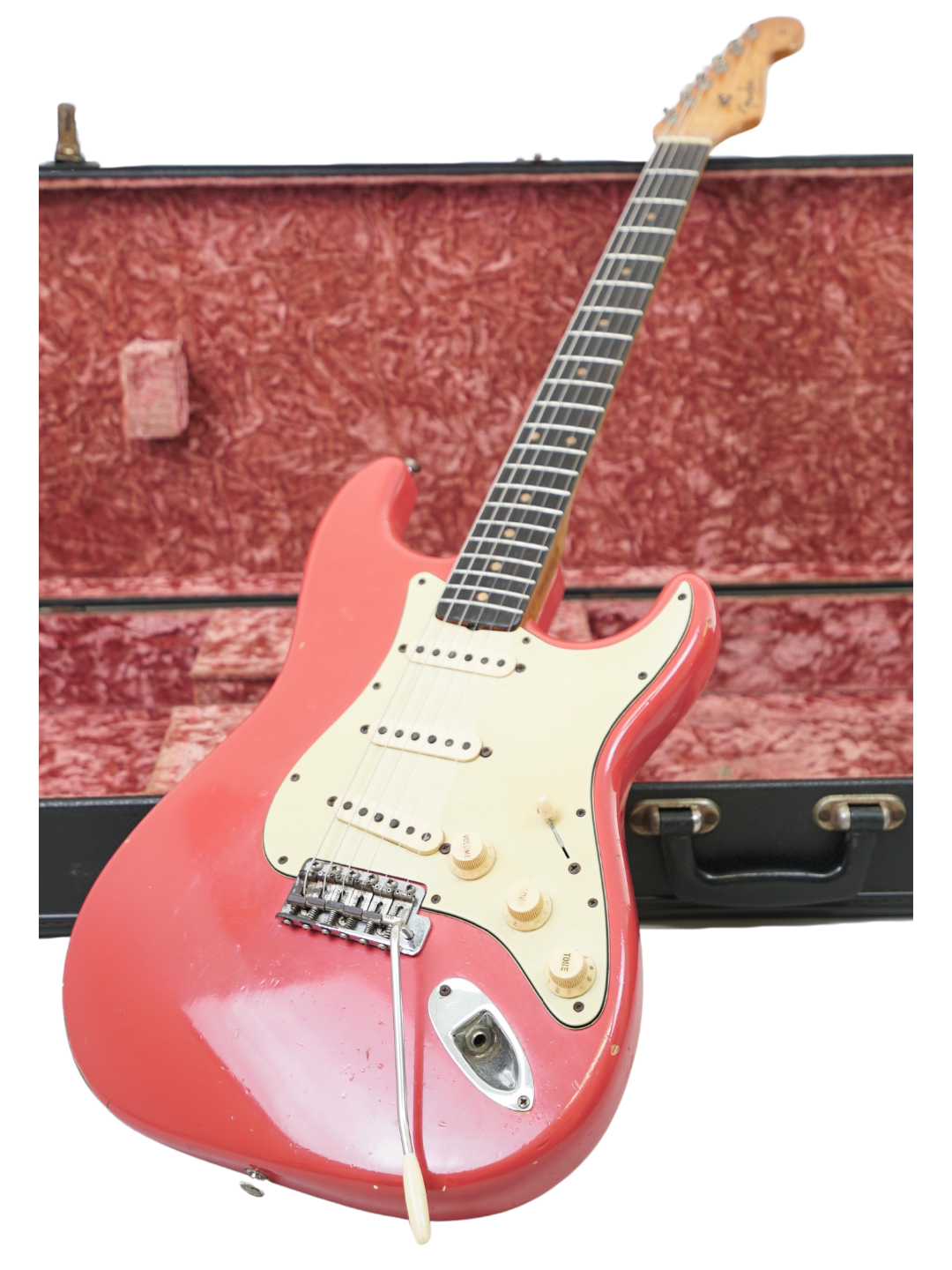 SOLD - Fender Stratocaster Fiesta Red ex Phil Emmanuel - USA 1963