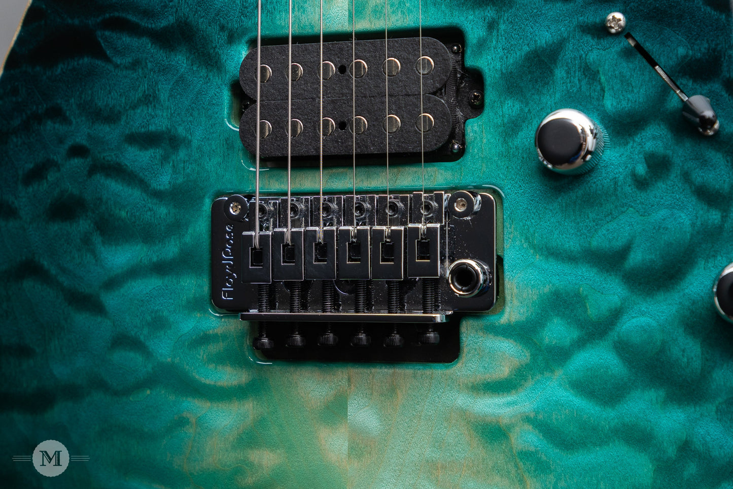 Tom Anderson Guitars - Angel - Teal WakeSurf with Binding