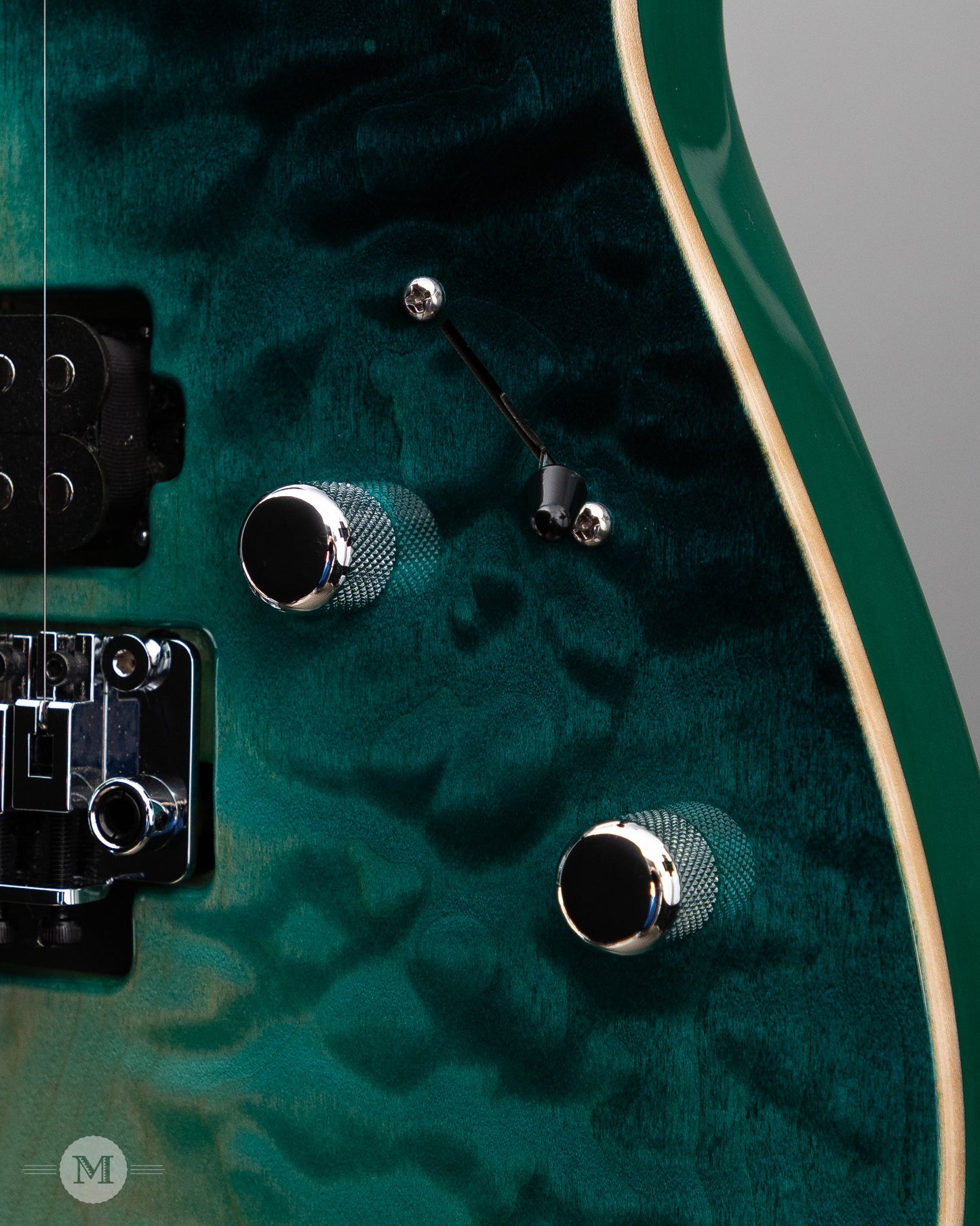 Tom Anderson Guitars - Angel - Teal WakeSurf with Binding