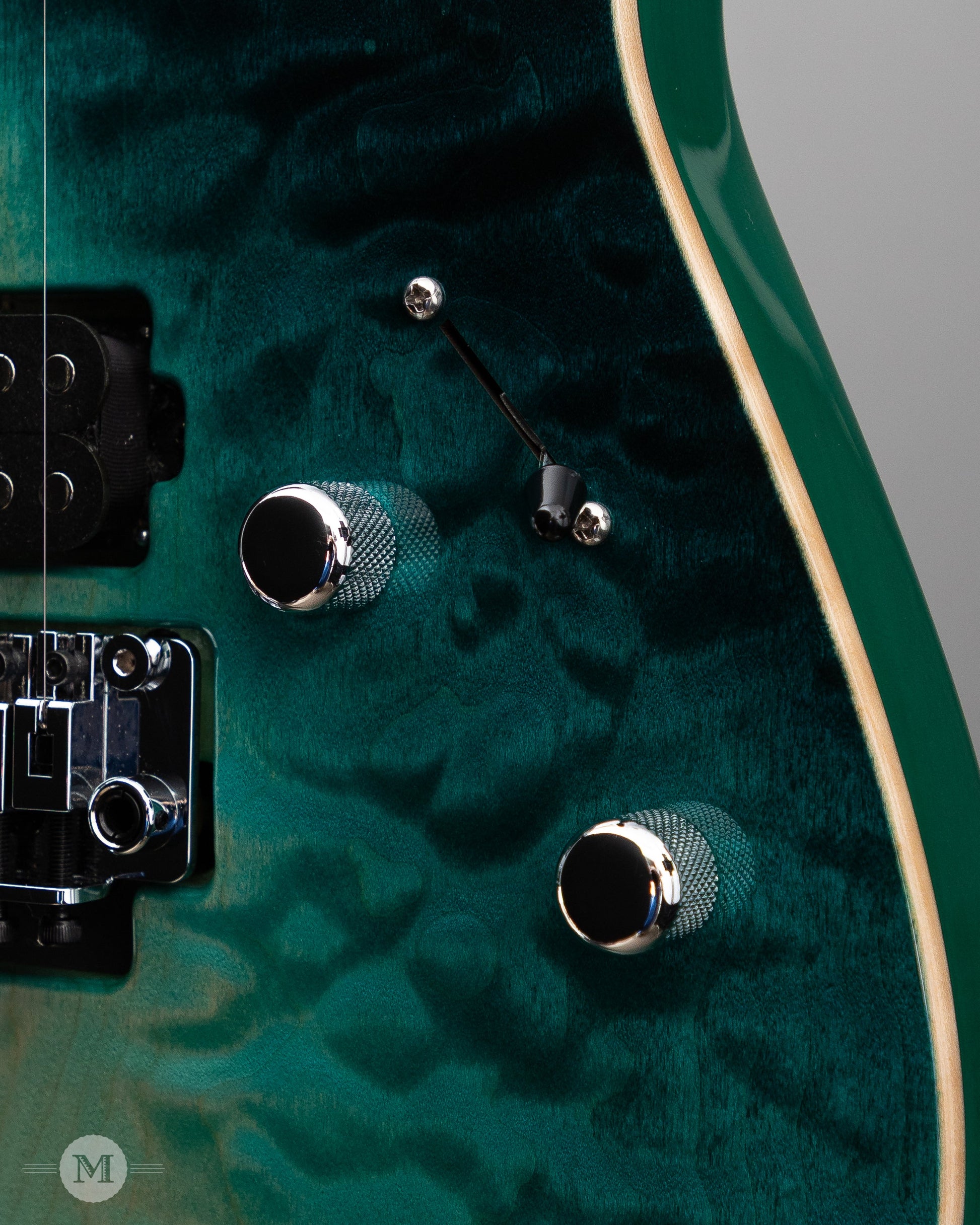 Tom Anderson Guitars - Angel - Teal WakeSurf with Binding