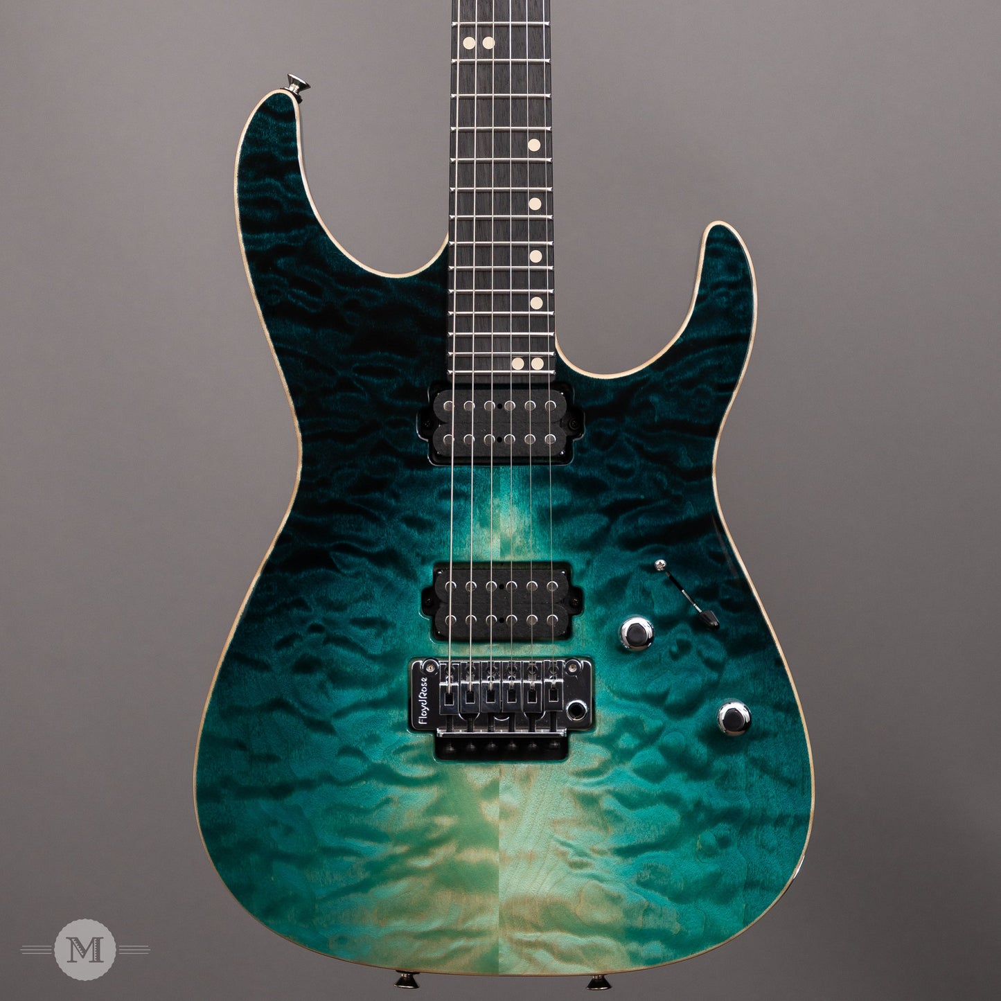 Tom Anderson Guitars - Angel - Teal WakeSurf with Binding