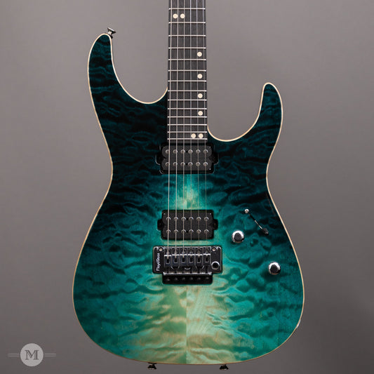 Tom Anderson Guitars - Angel - Teal WakeSurf with Binding