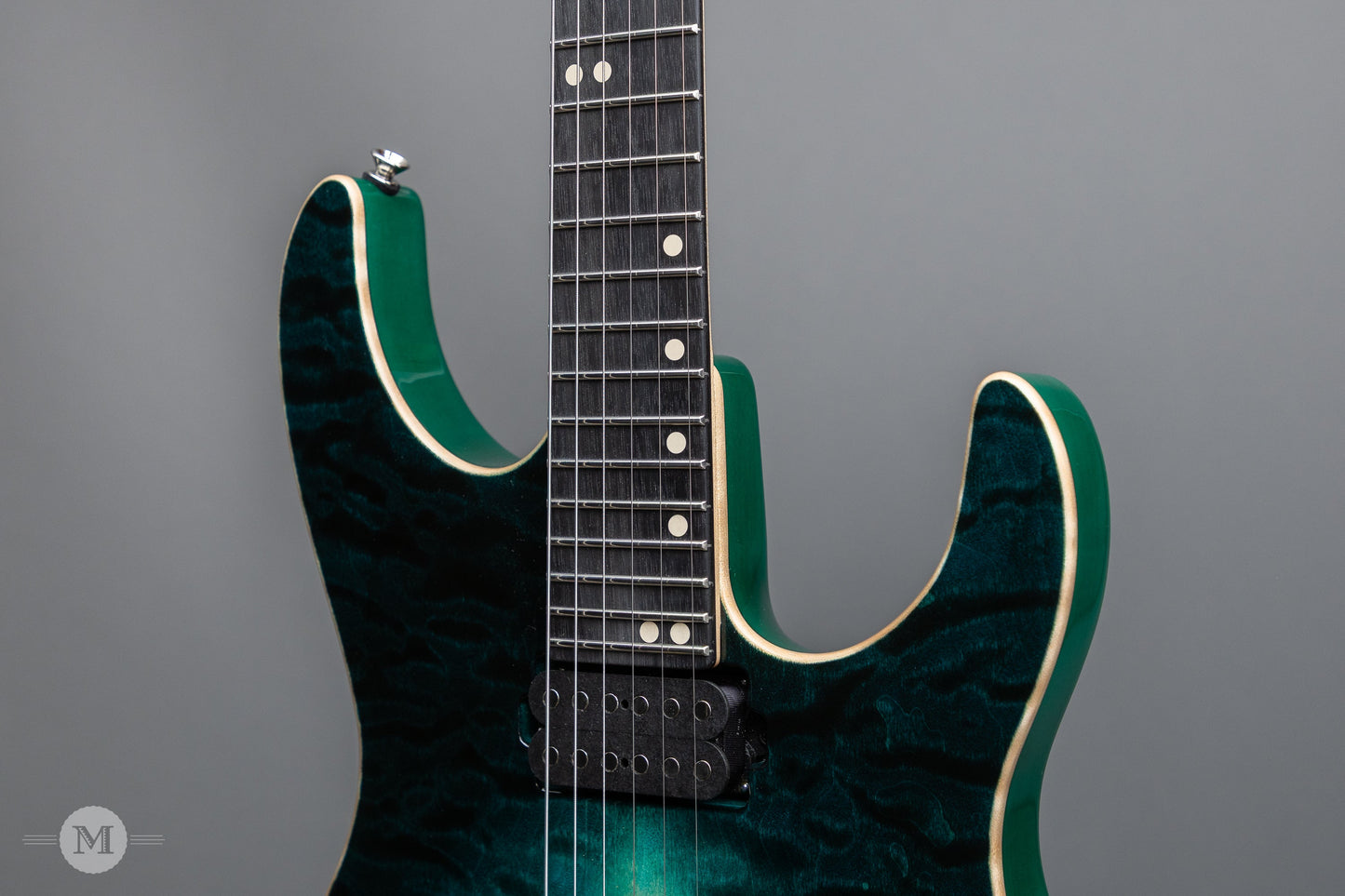 Tom Anderson Guitars - Angel - Teal WakeSurf with Binding
